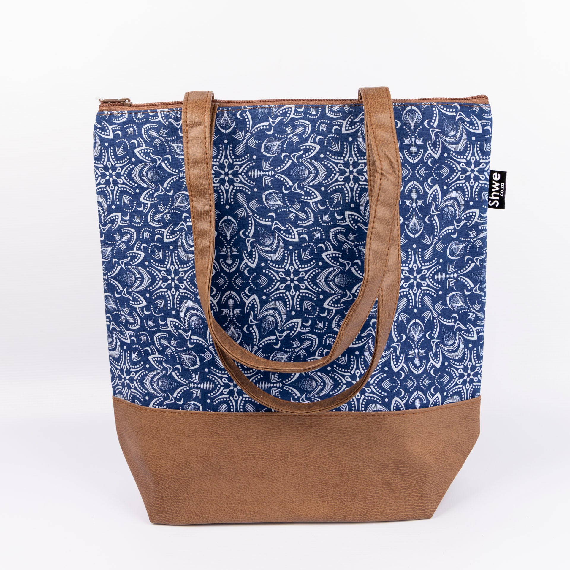 Shwe Leather-Look Tote Bag