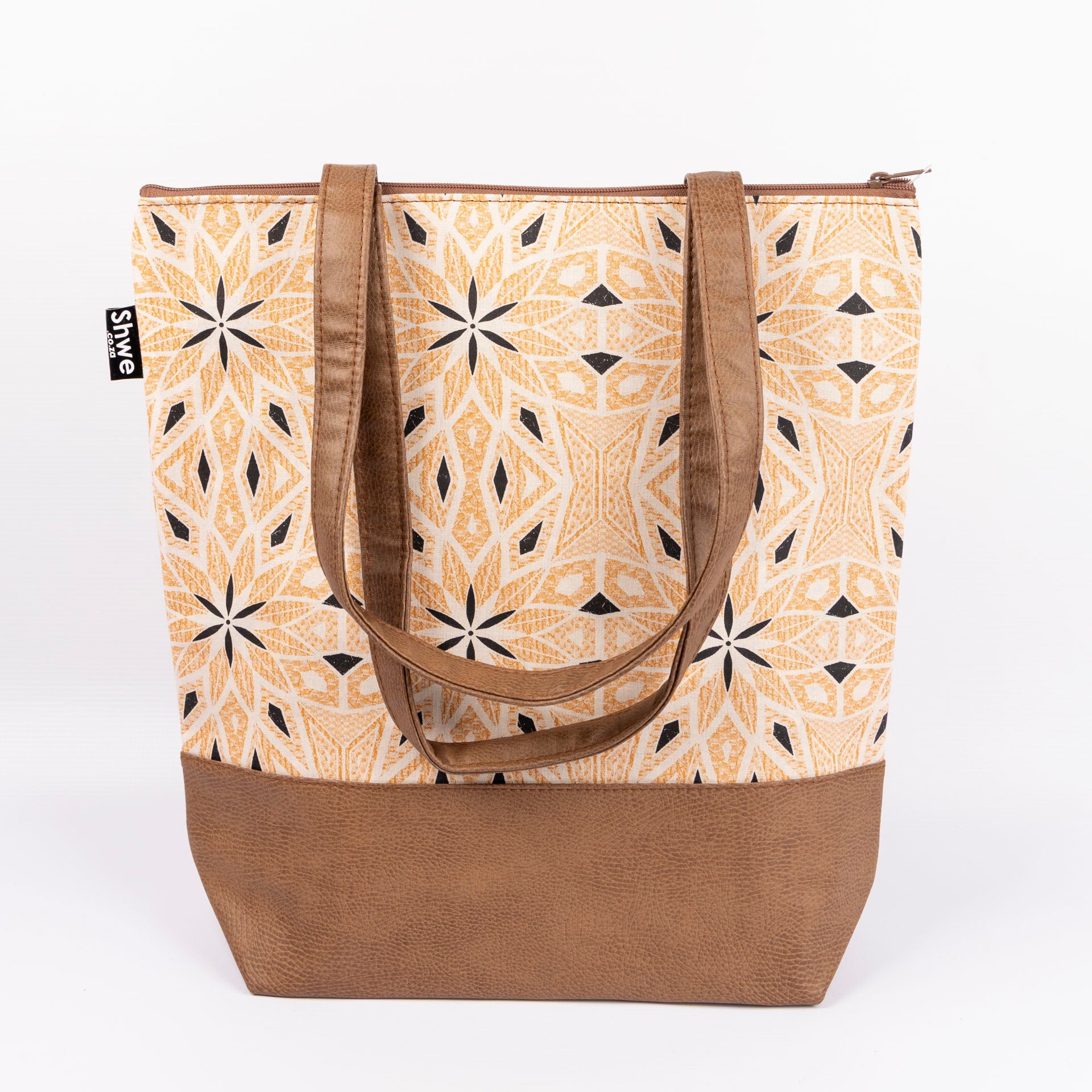 Shwe Leather-Look Tote Bag