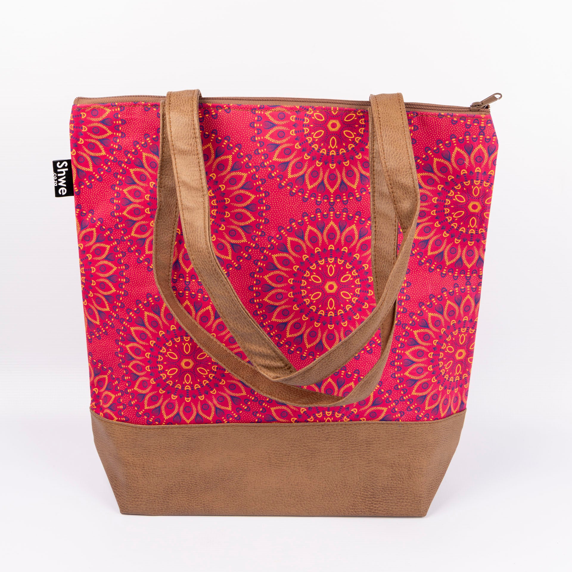 Shwe Leather-Look Tote Bag