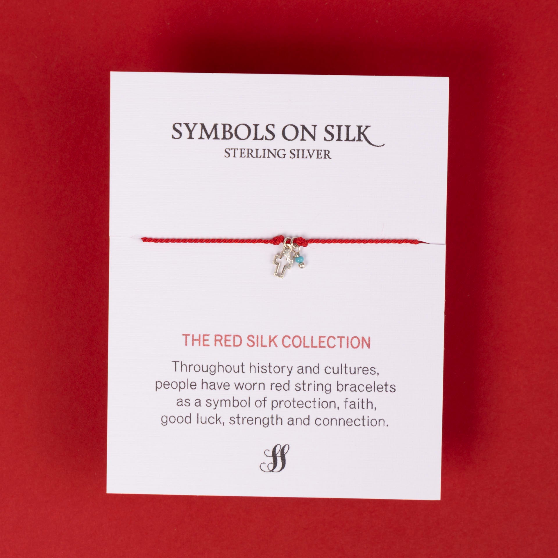 The Red Silk Bracelet Collection (assorted charms)
