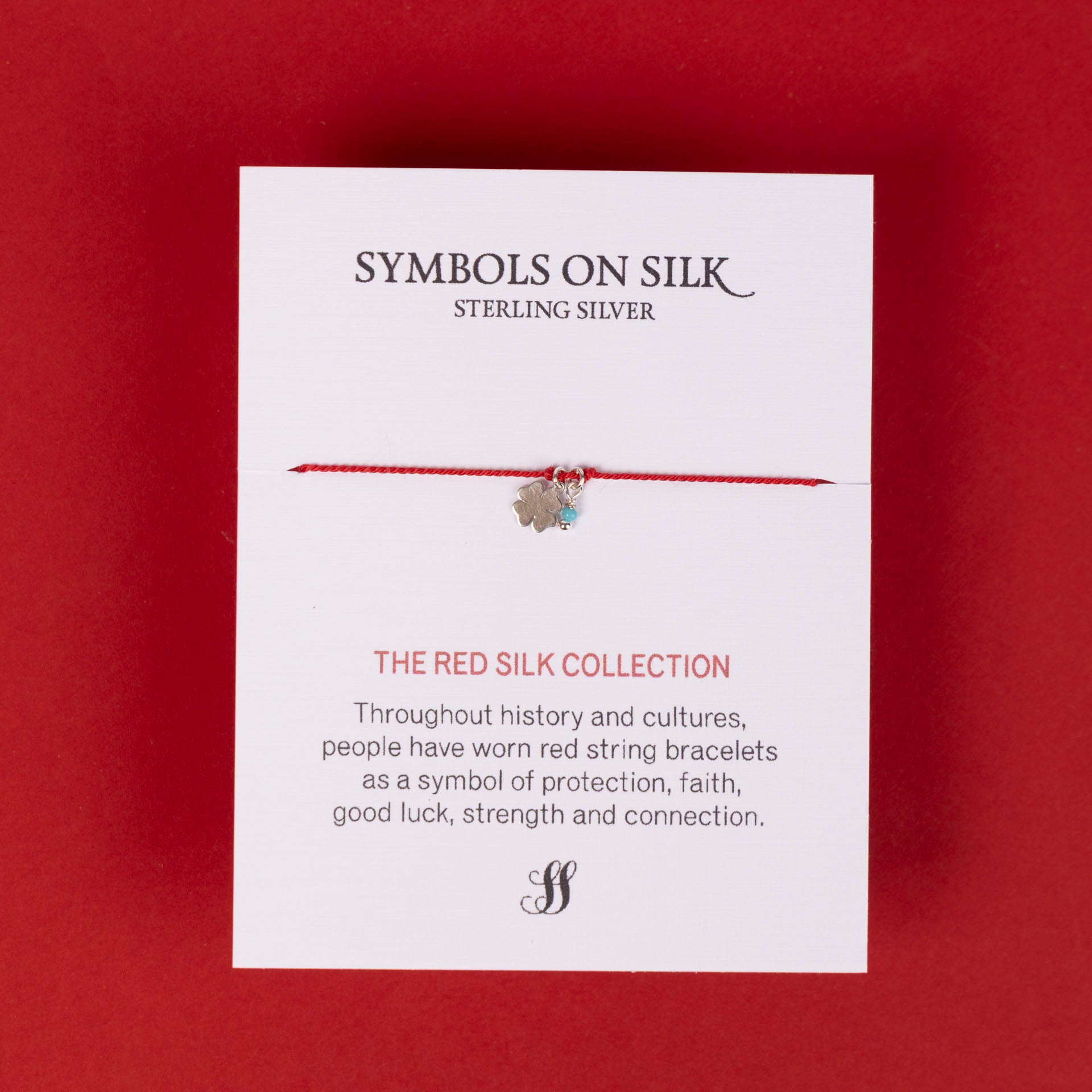 The Red Silk Bracelet Collection (assorted charms)