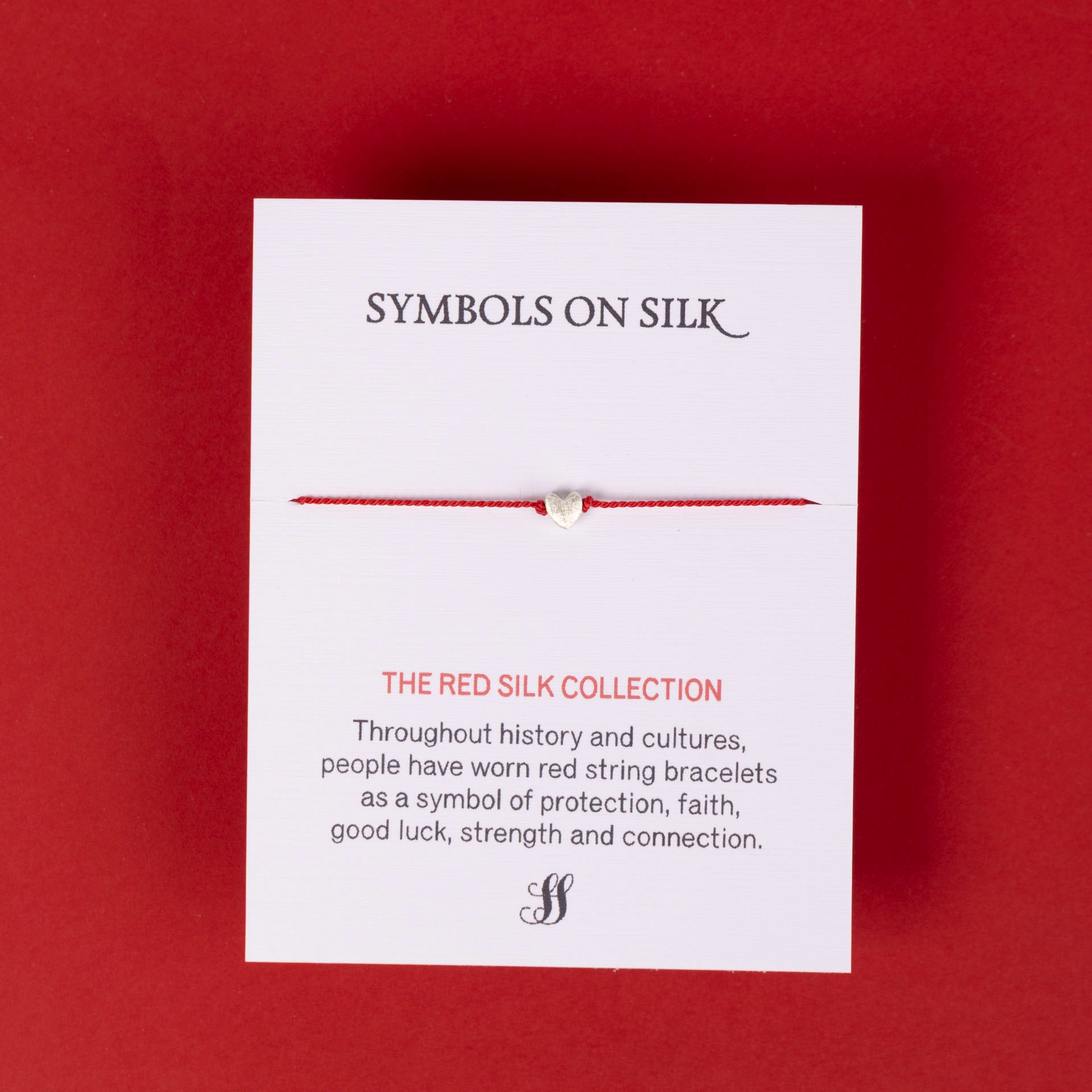 The Red Silk Bracelet Collection (assorted charms)