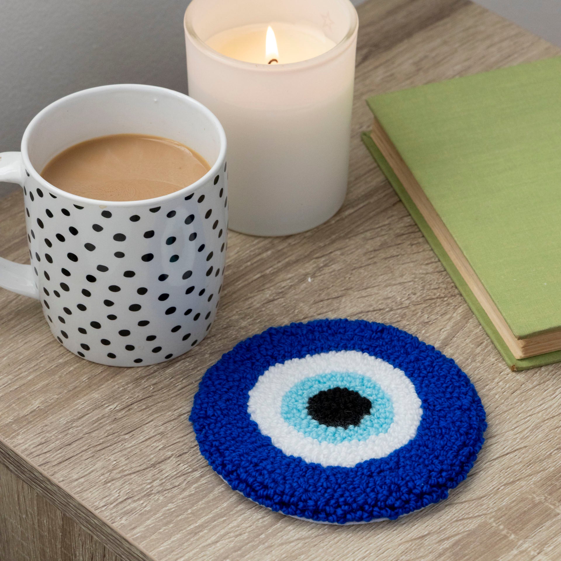 Evil Eye Mug Rug