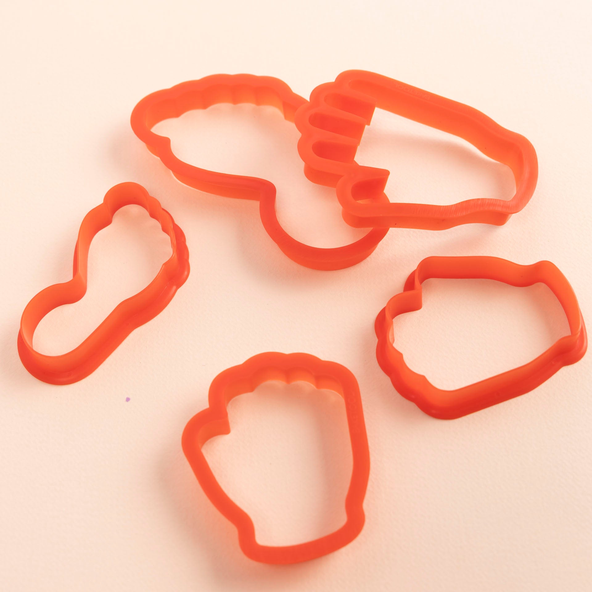 Hand and Foot Cookie Cutters (set of 5)