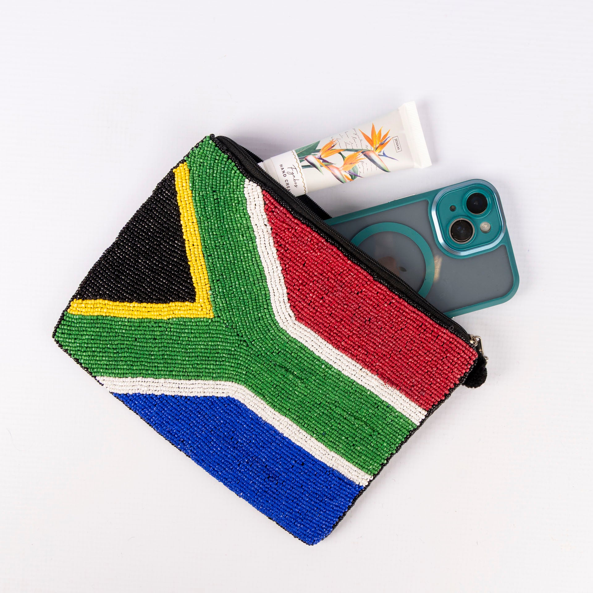South African Flag Beaded Purse (assorted sizes)