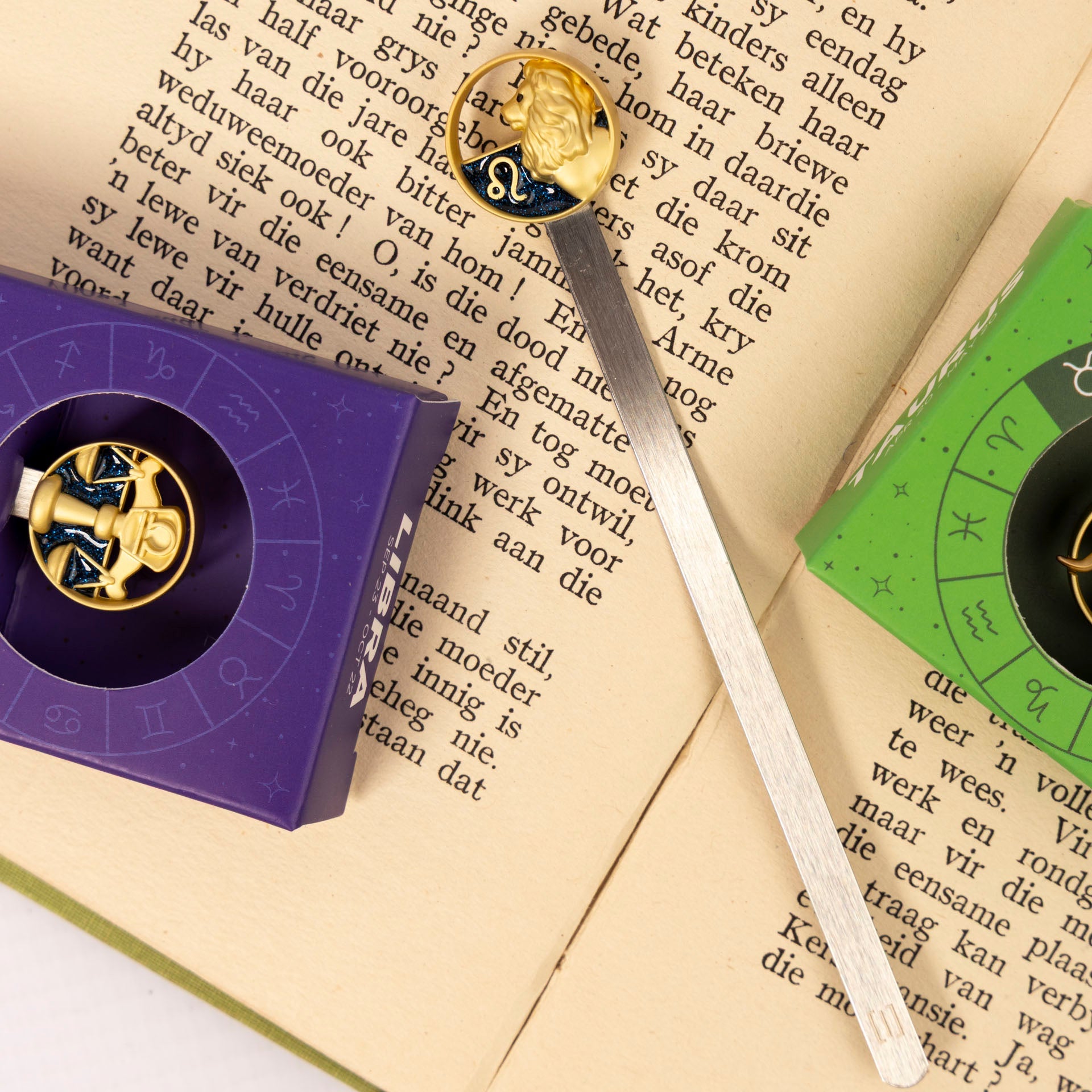 Zodiac Premium Metal Bookmarks