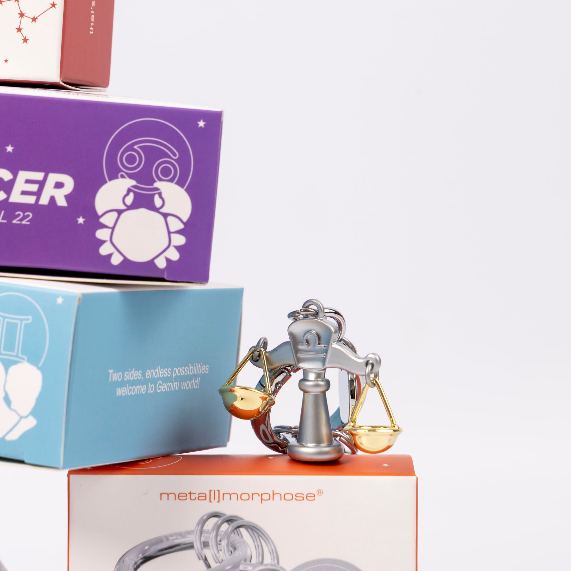 Zodiac Premium Metal Bag Charms