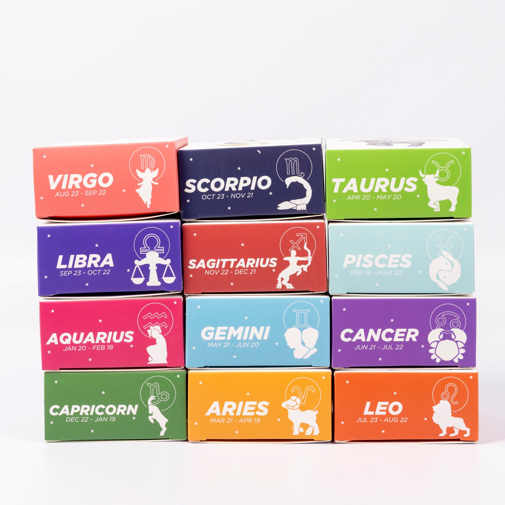 Zodiac Premium Metal Bag Charms