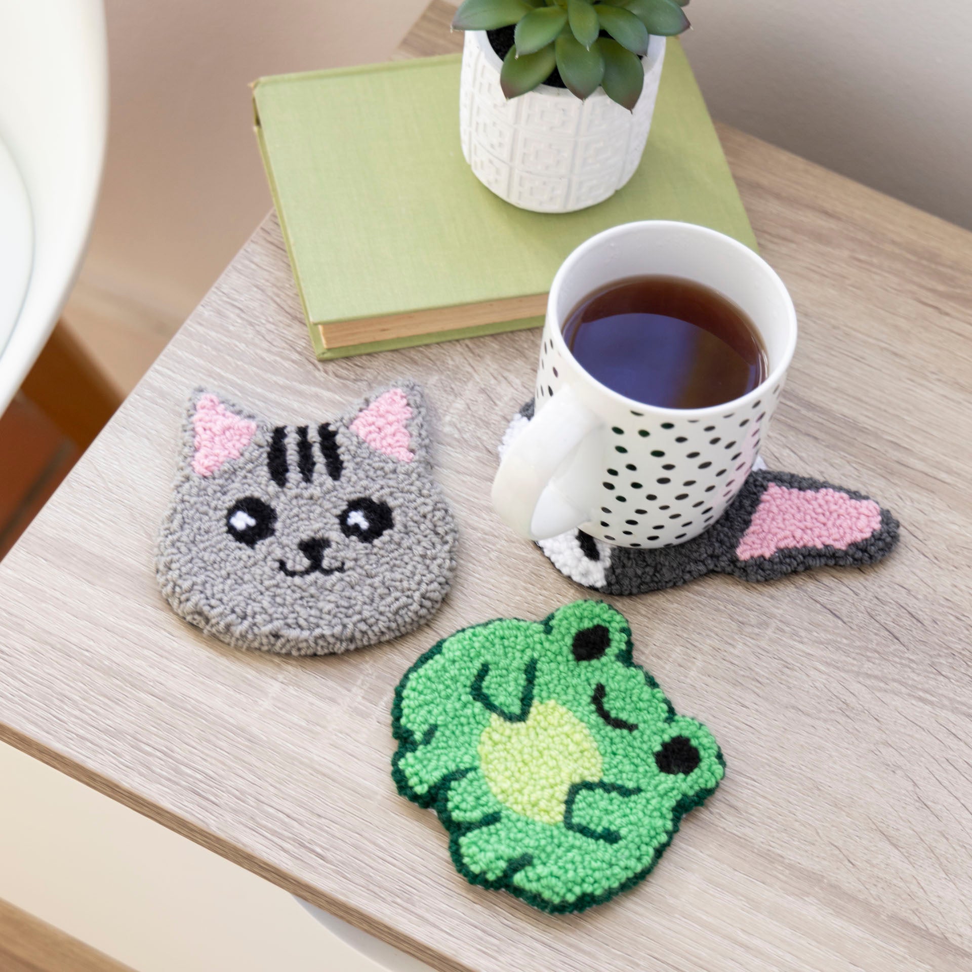 Animal Mug Rugs (assorted designs)