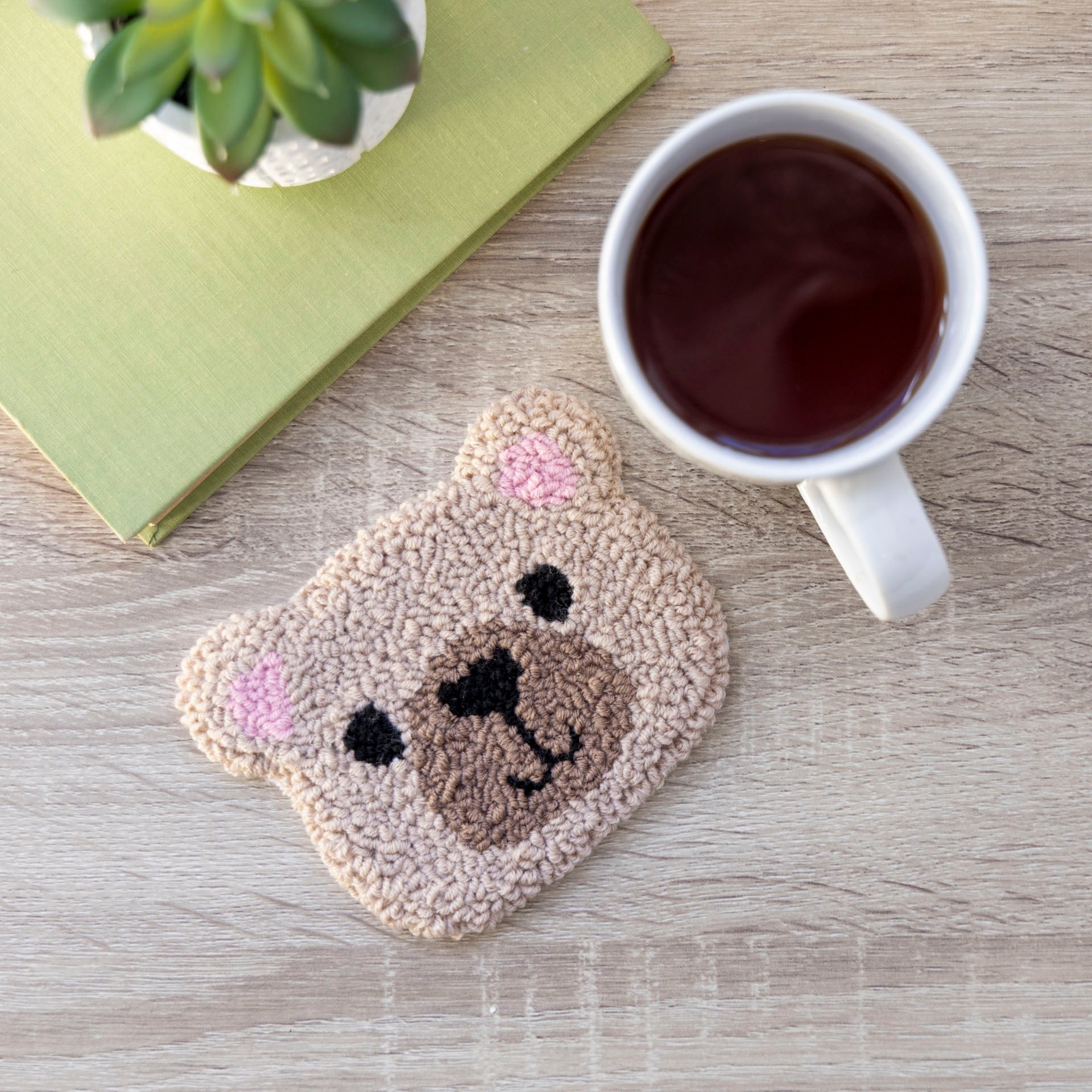 Animal Mug Rugs (assorted designs)