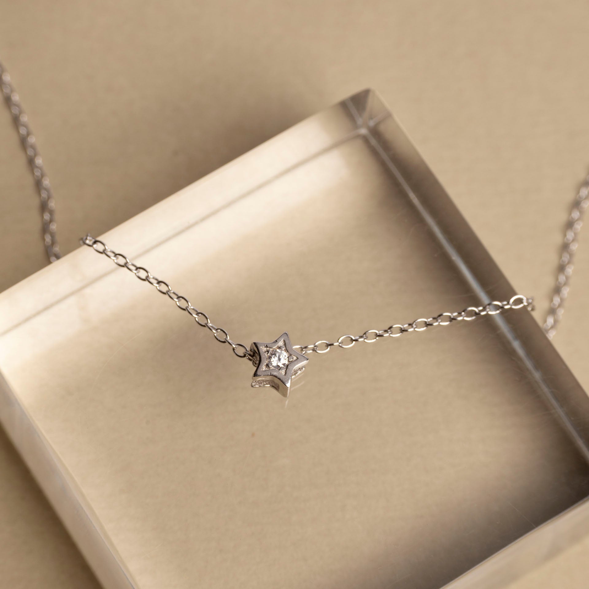 Sterling Silver Little Star Necklace