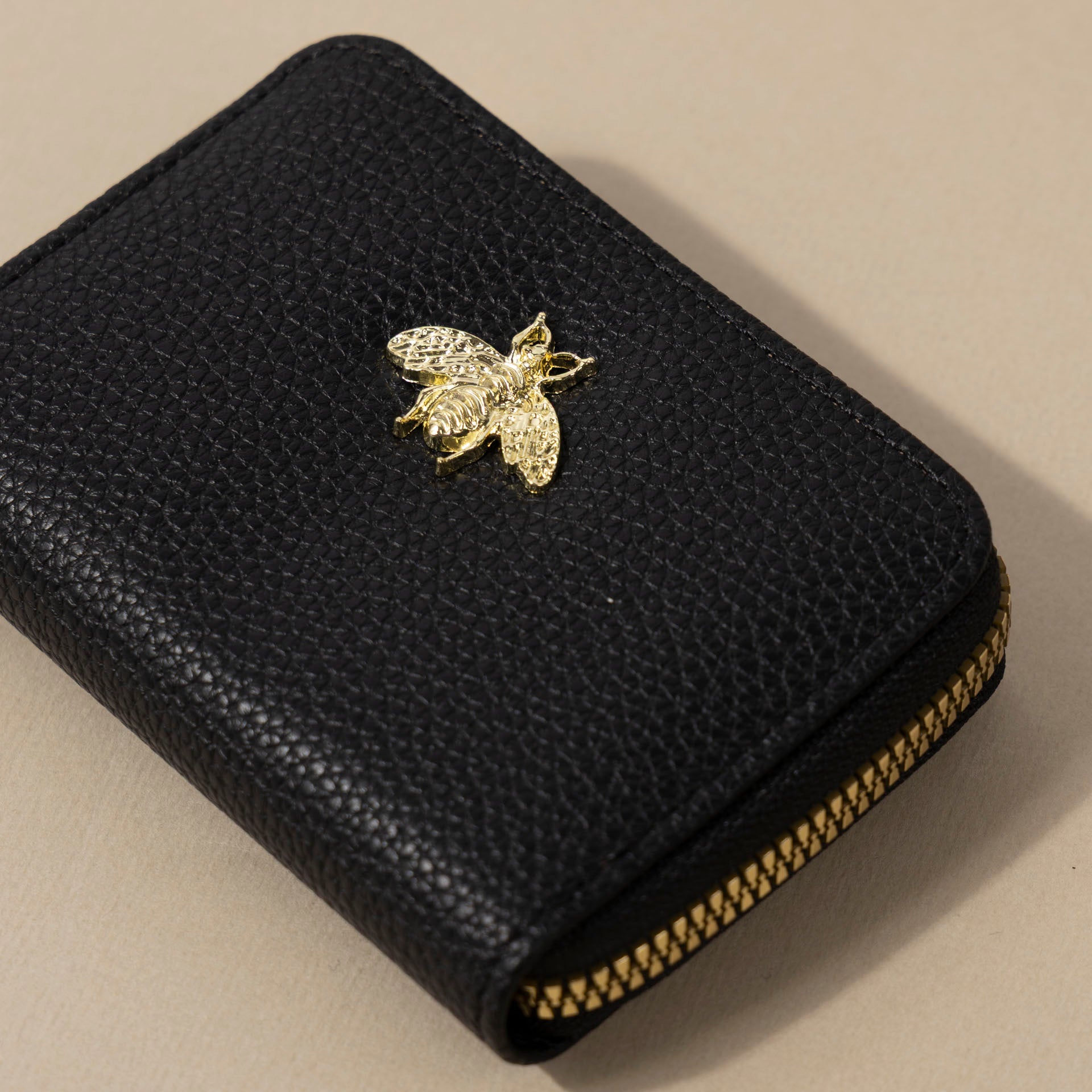 Little Bee PU Leather Card Holder