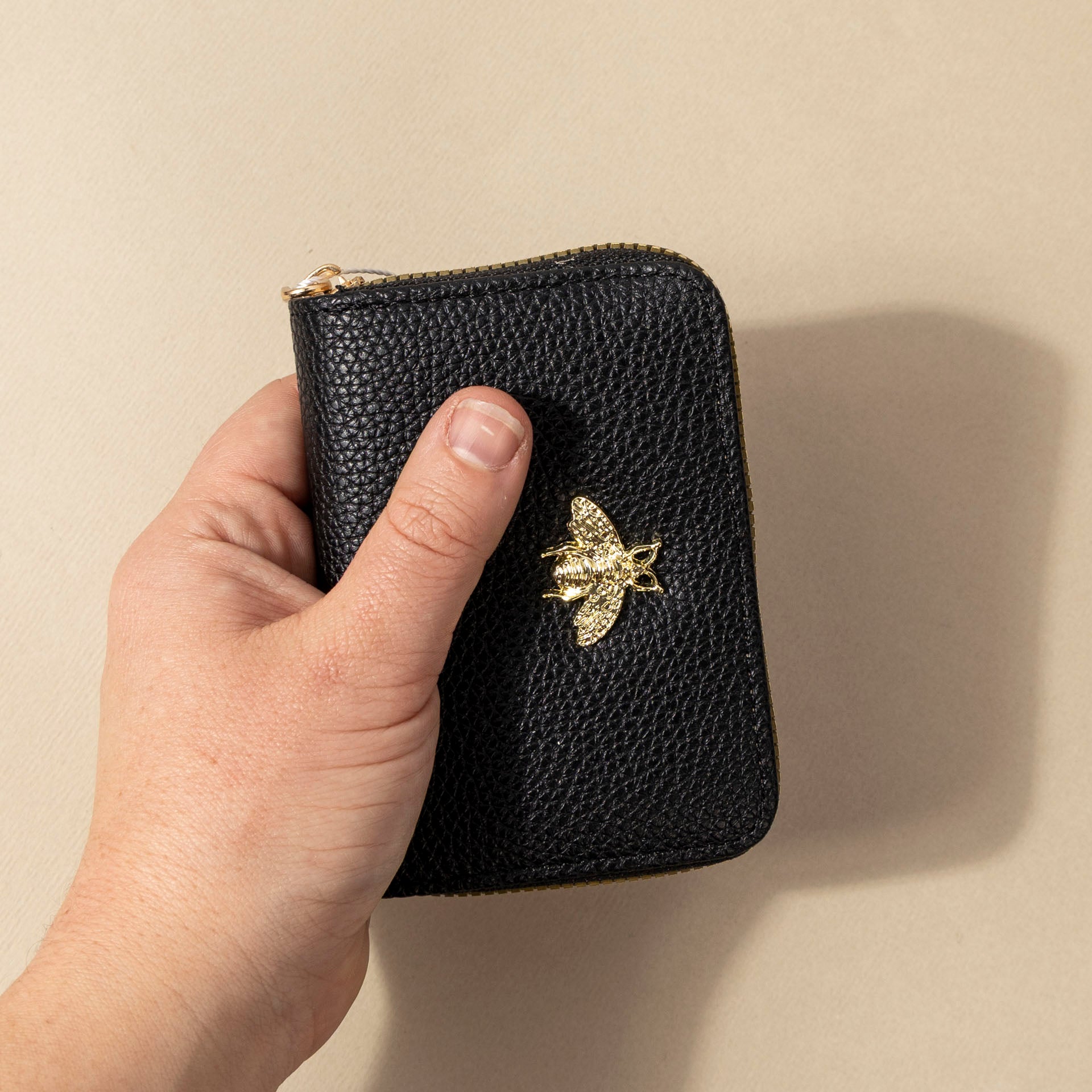 Little Bee PU Leather Card Holder