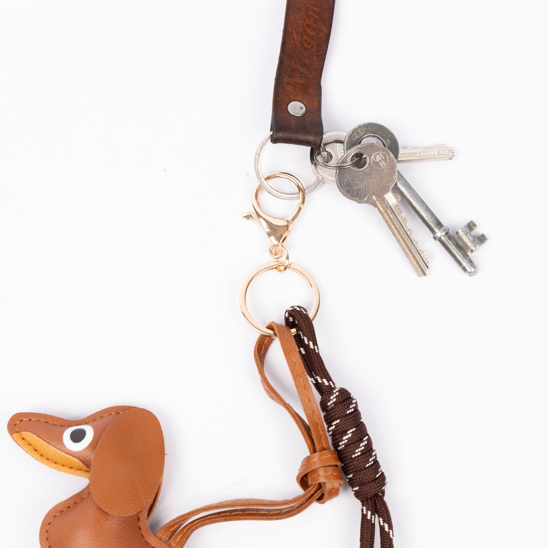 Dachshund PU Leather Bag Charm