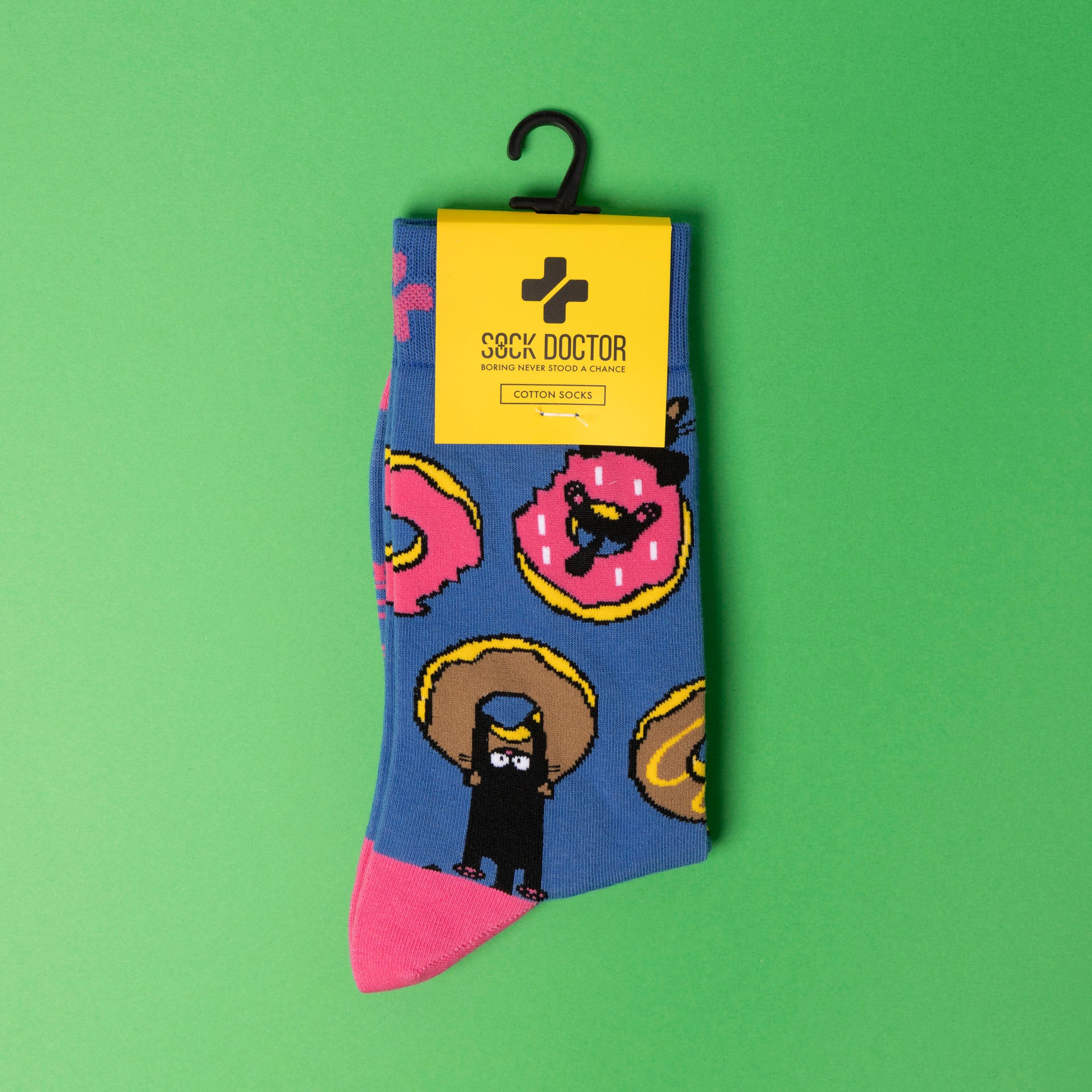 Men's Doughnut Kitty Cotton Socks