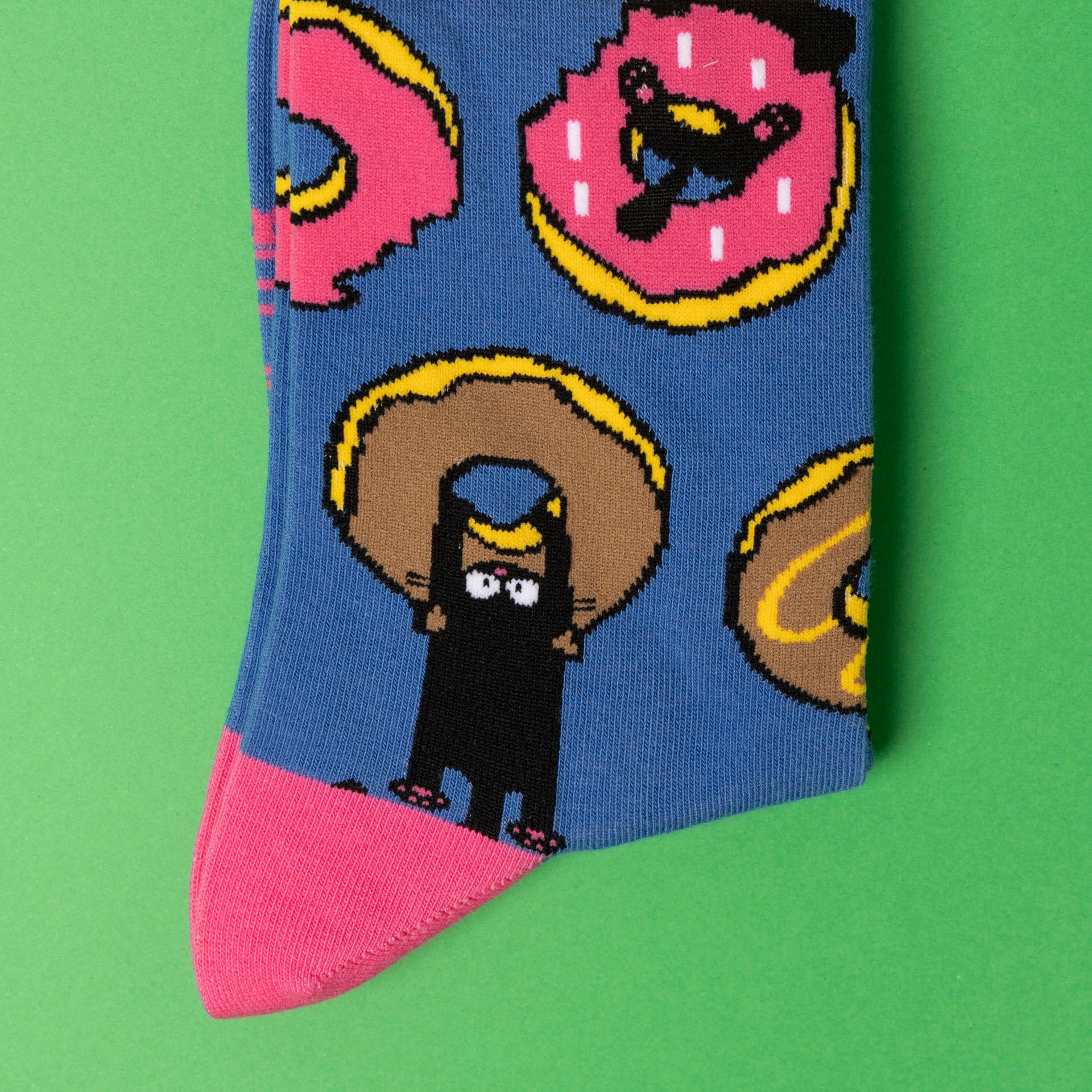 Men's Doughnut Kitty Cotton Socks
