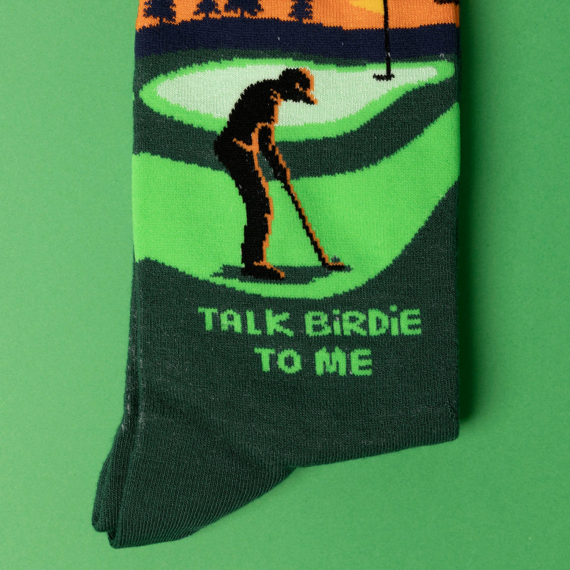 Men's "Talk Birdie To Me" Bamboo Golf Socks