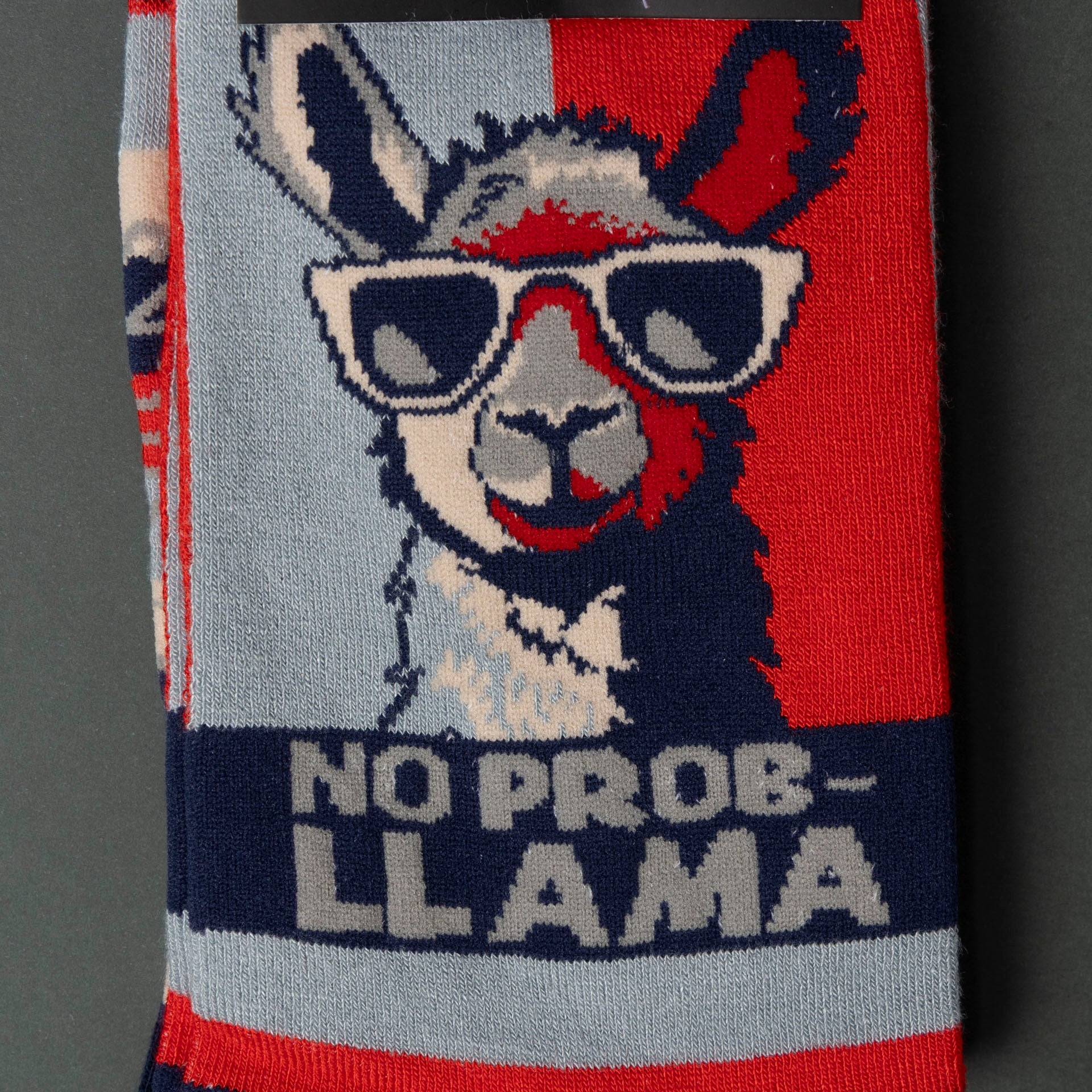 Men's "No Prob-llama" Bamboo Socks