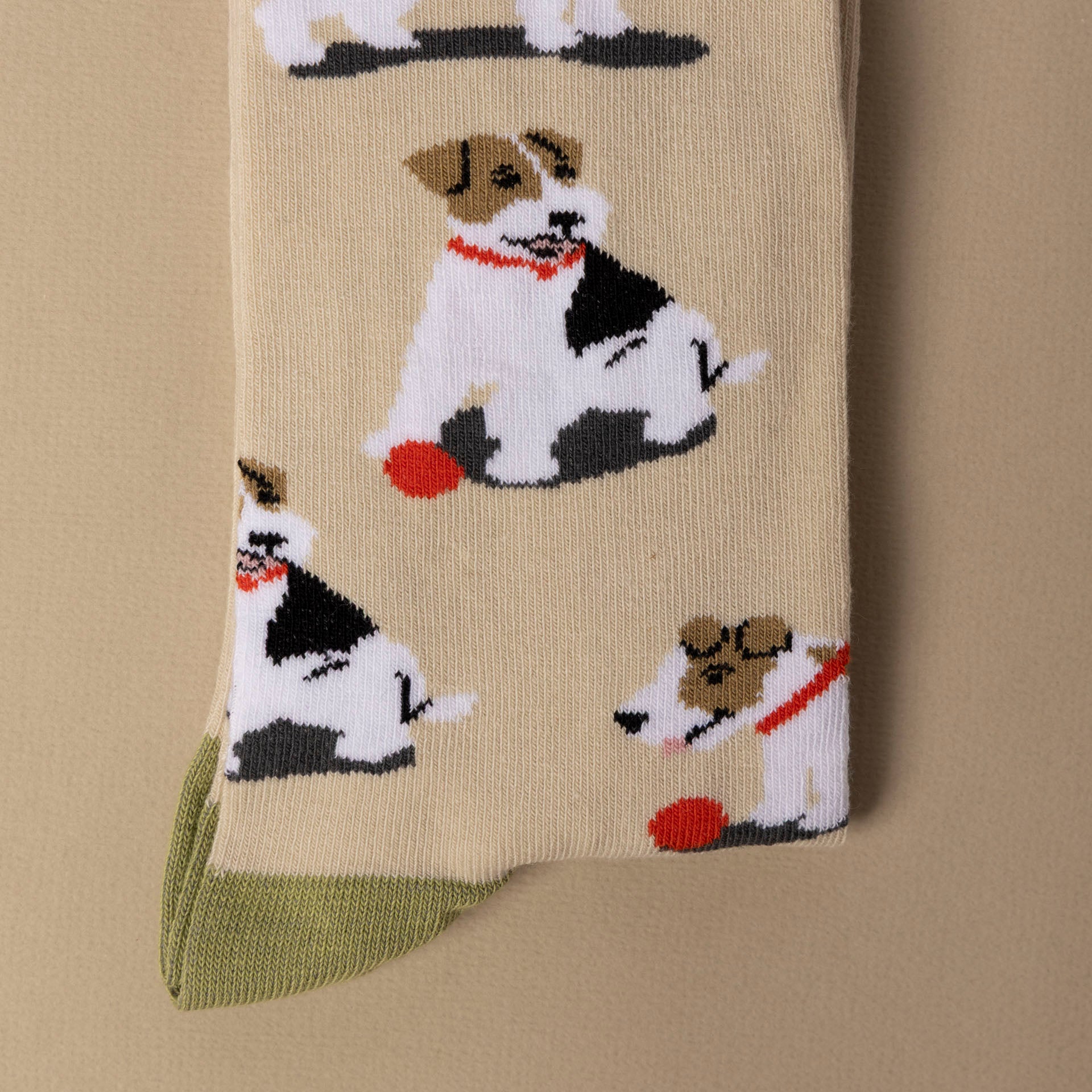 "Teddie" Wire-Haired Terrier Socks (His & Hers Sizes)
