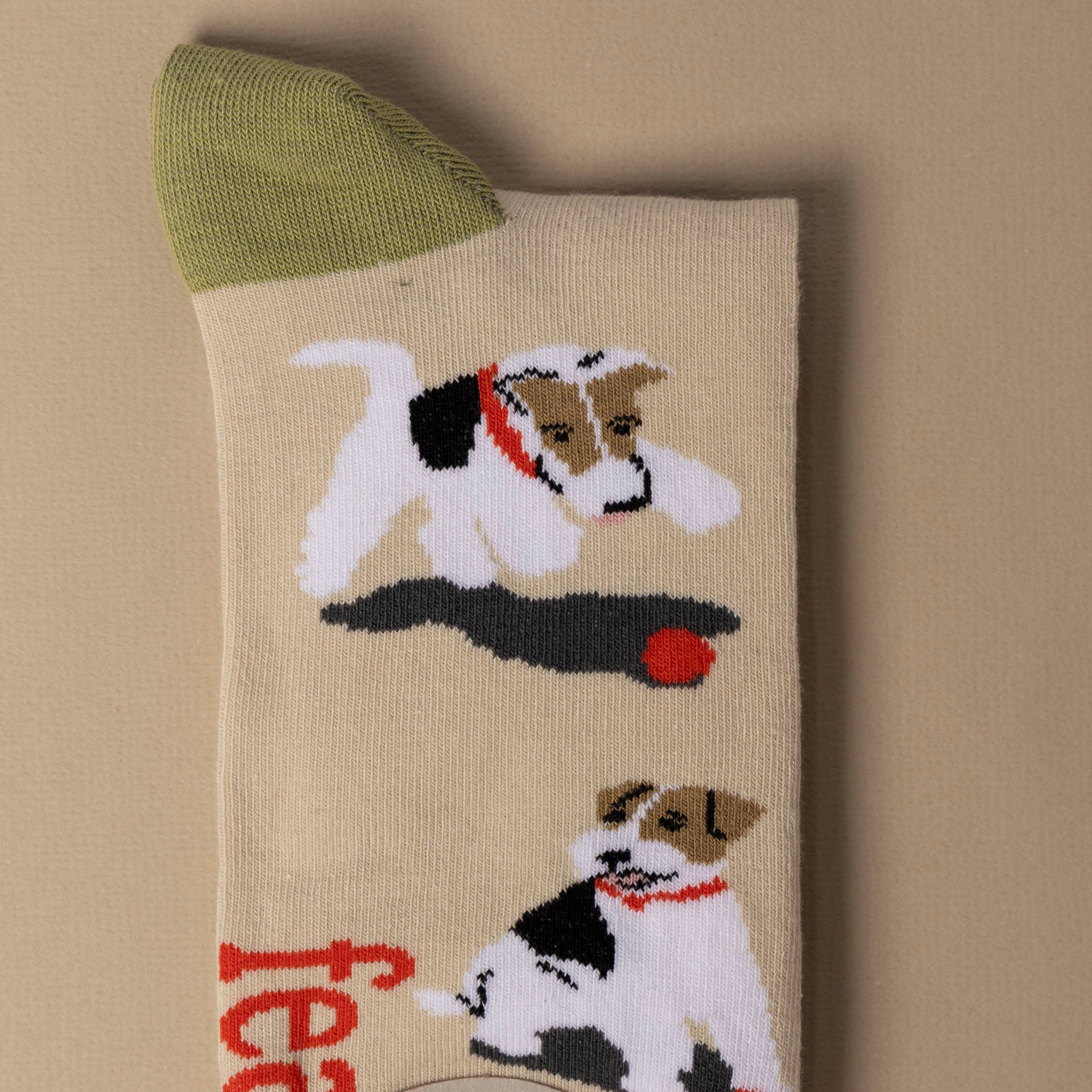 "Teddie" Wire-Haired Terrier Socks (His & Hers Sizes)