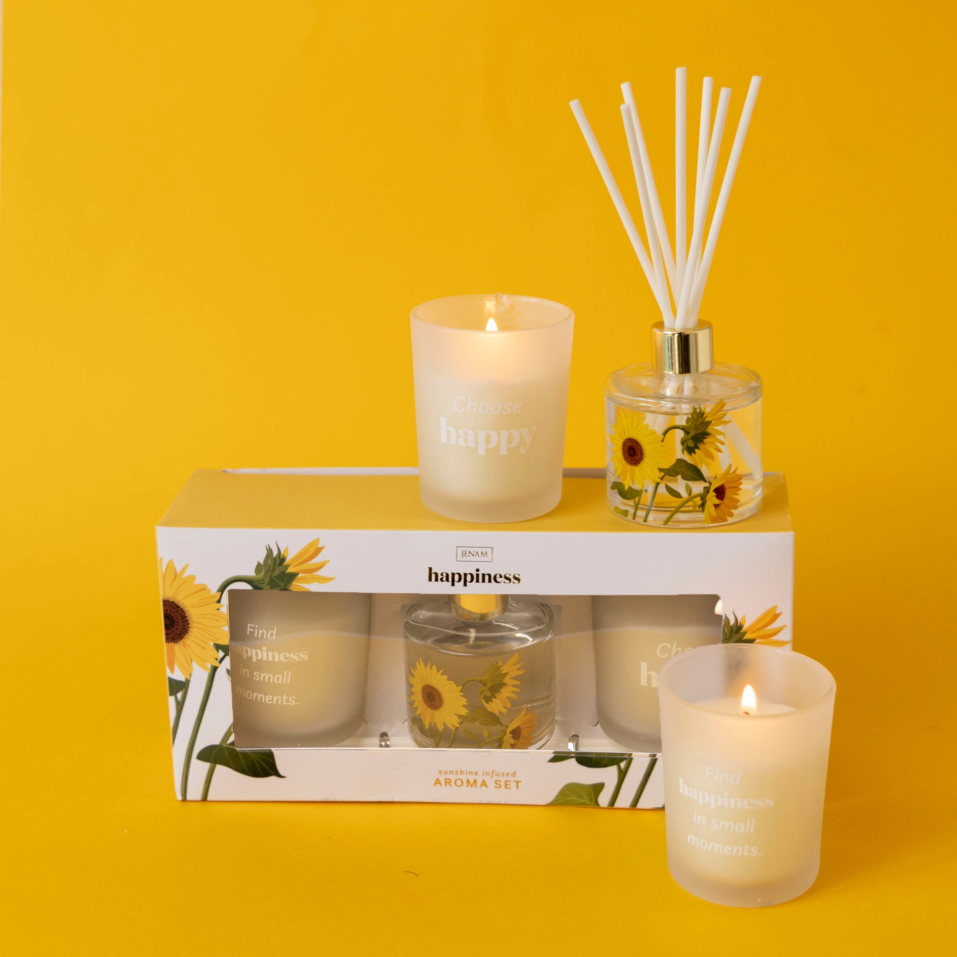 Sunflower Scented Home Aroma Gift Set