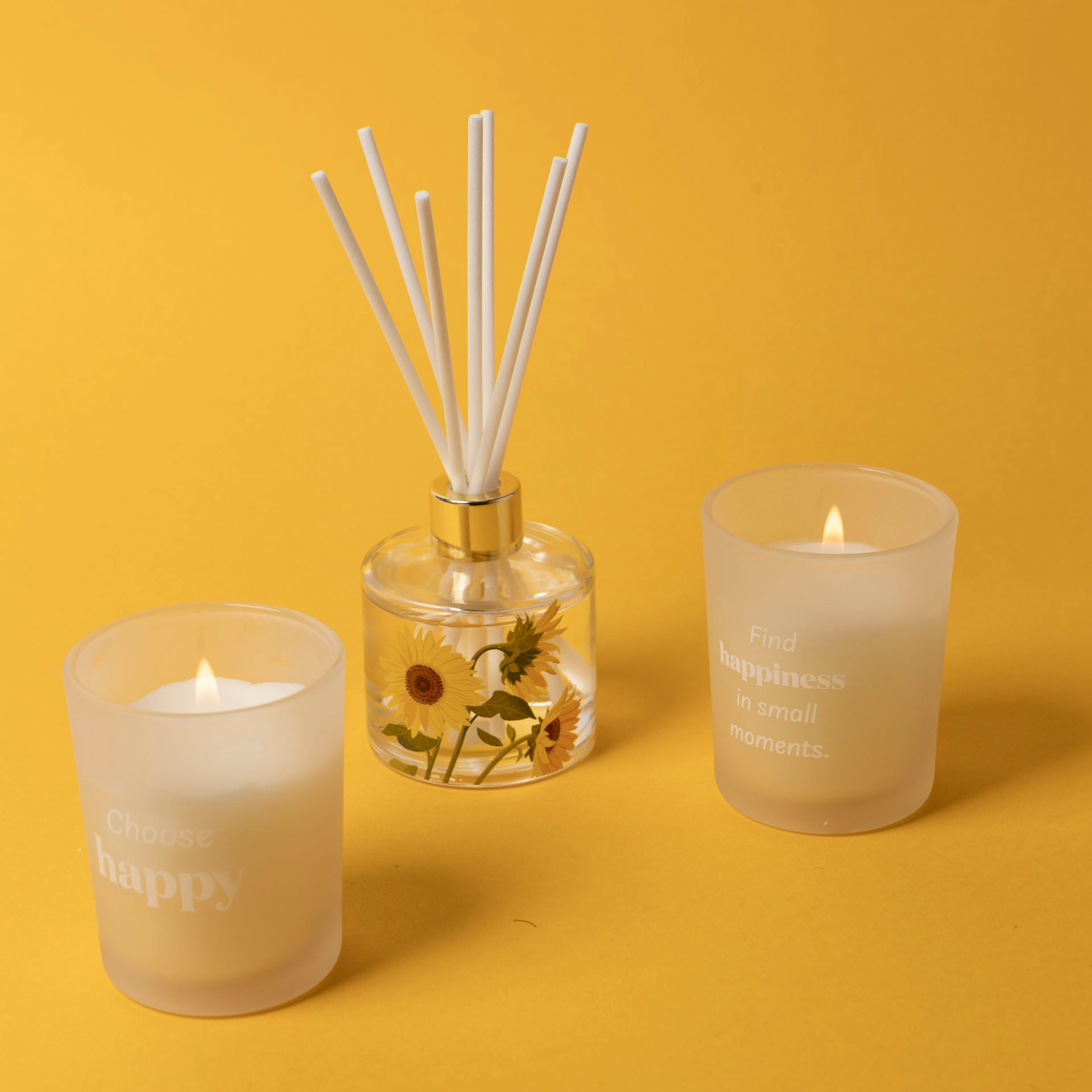 Sunflower Scented Home Aroma Gift Set