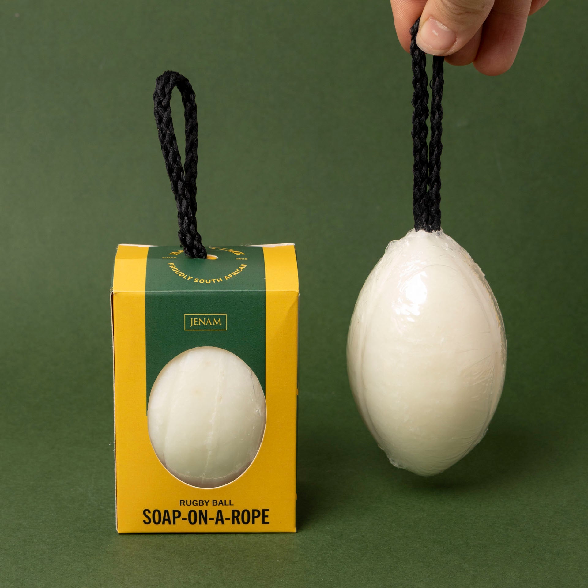 Half Time Rugby Ball Soap-on-a-Rope