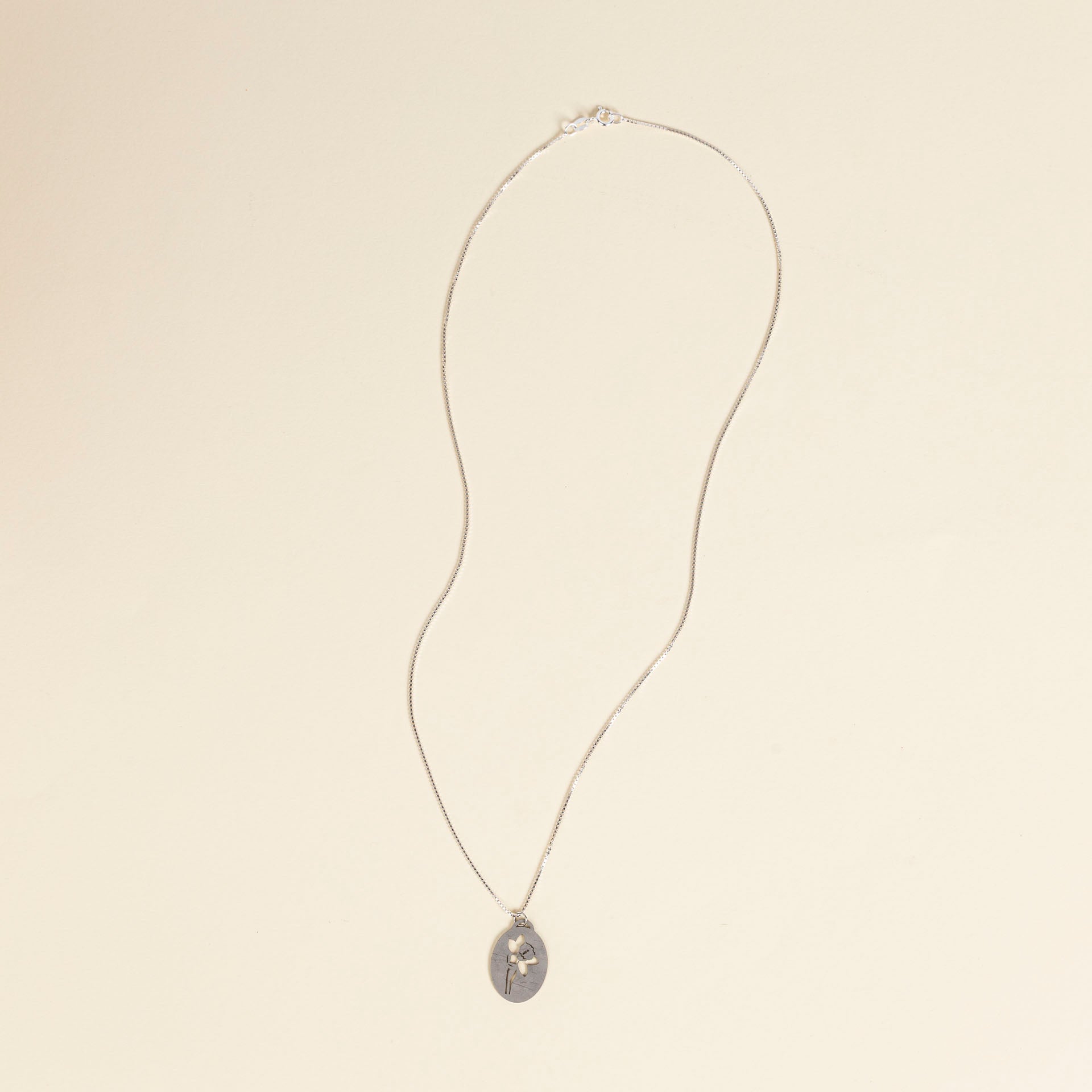 Birth Flower Necklaces (stainless steel)