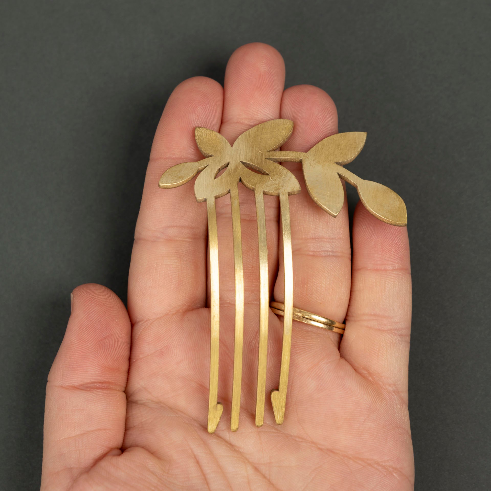 Mulan Hair Brooch (brass or stainless steel)