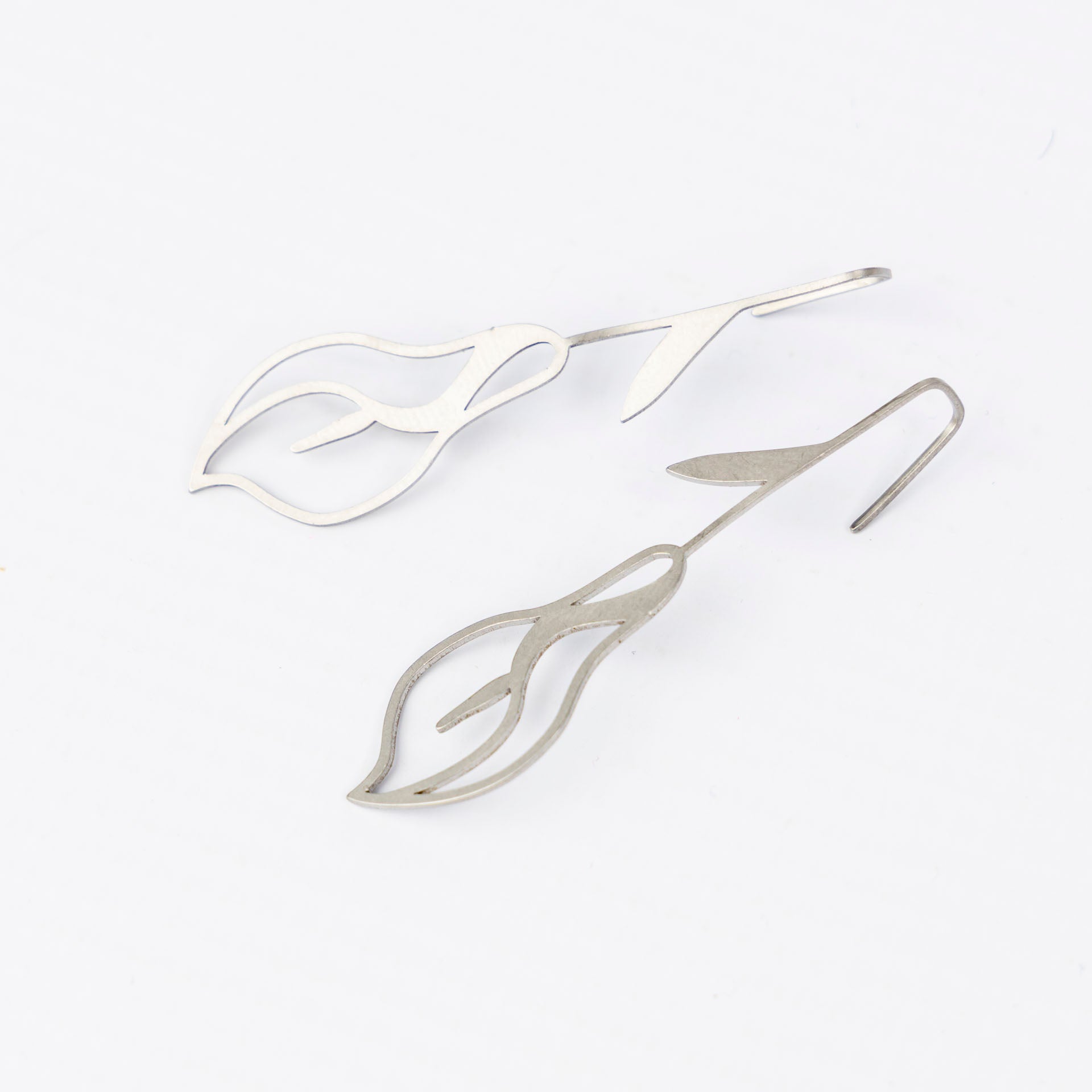 Arum Lily Drop Earrings (brass or stainless steel)
