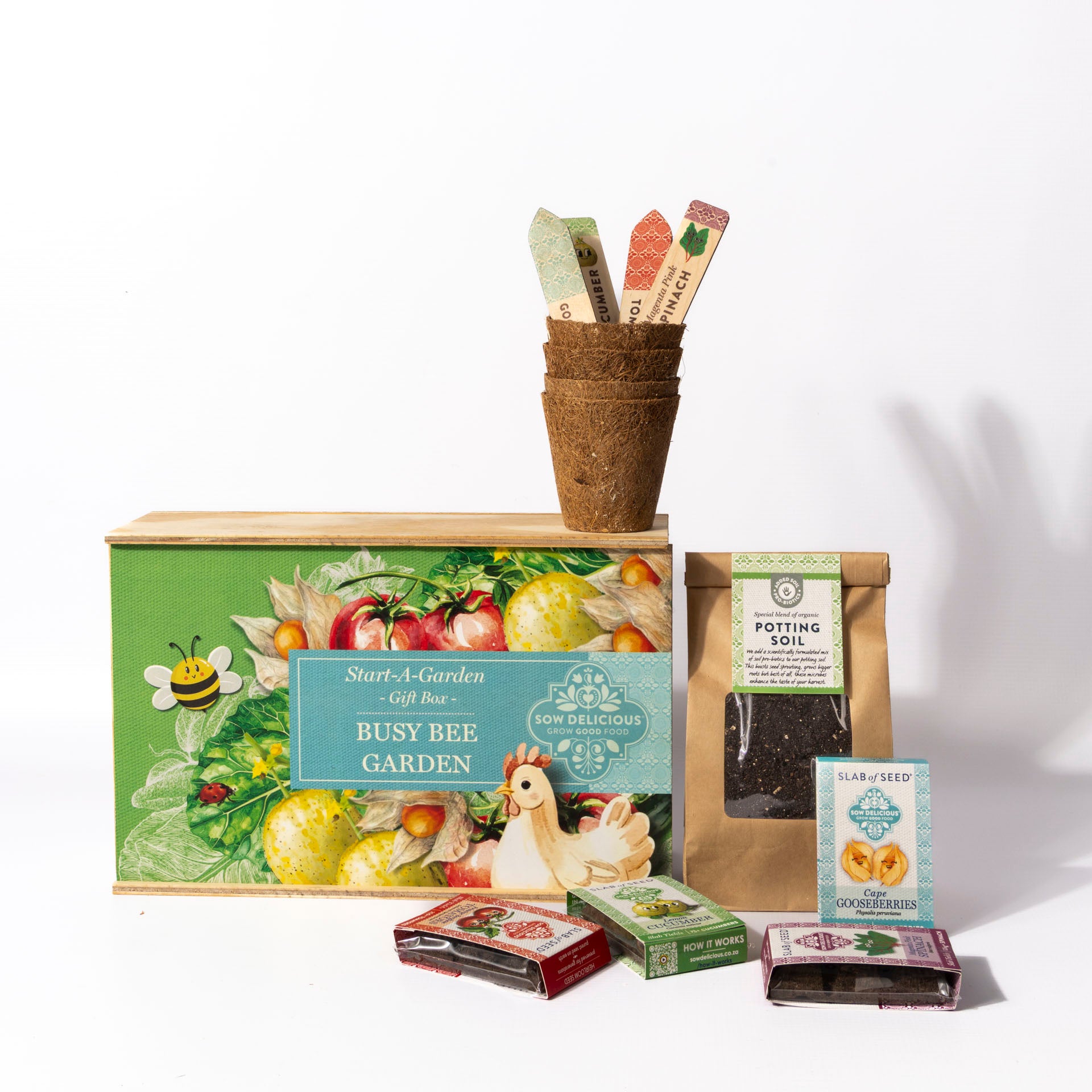 Sow Delicious Start-a-Garden Gift Box – Busy Bee Garden