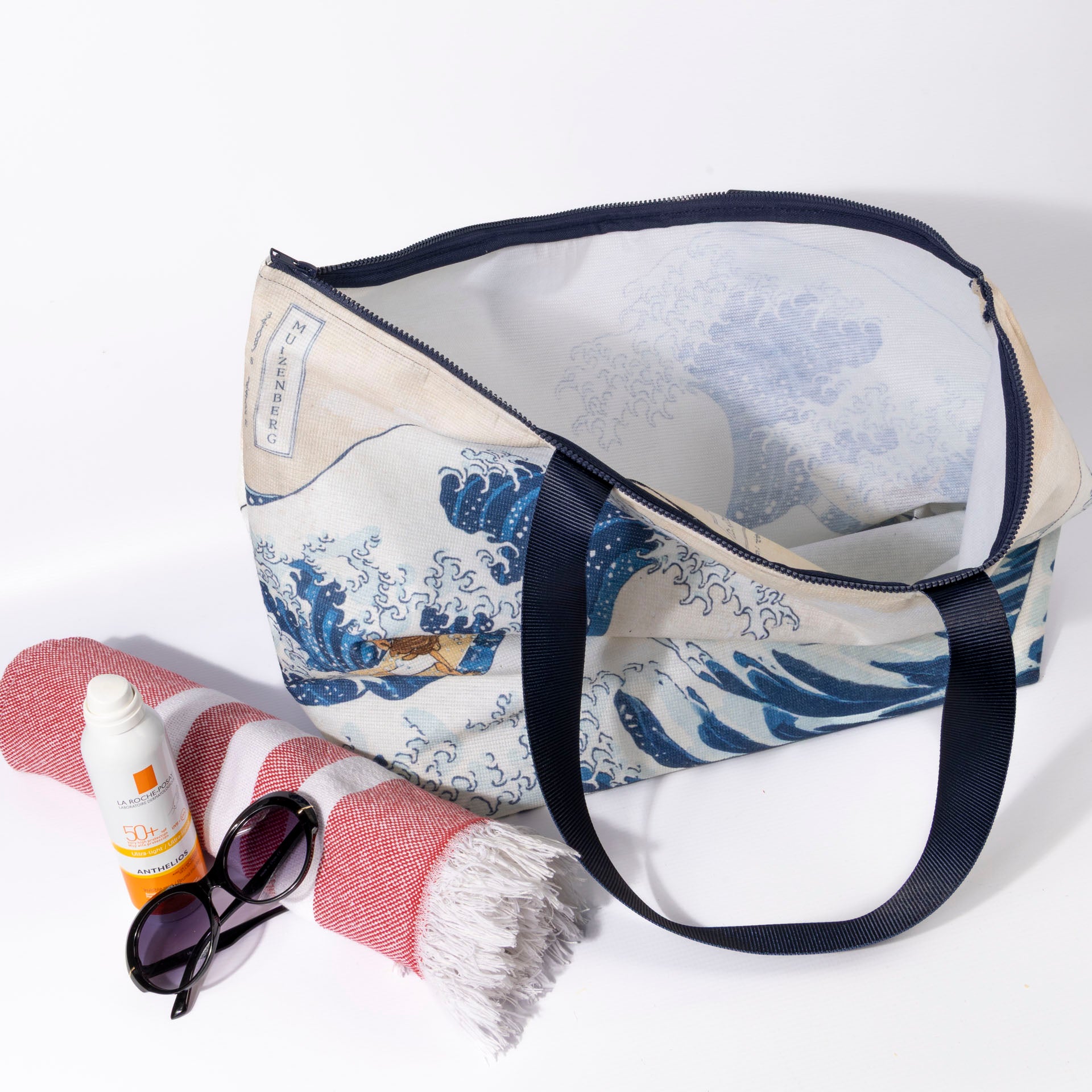 "The Great Wave Off Muizenberg" Beach Bag