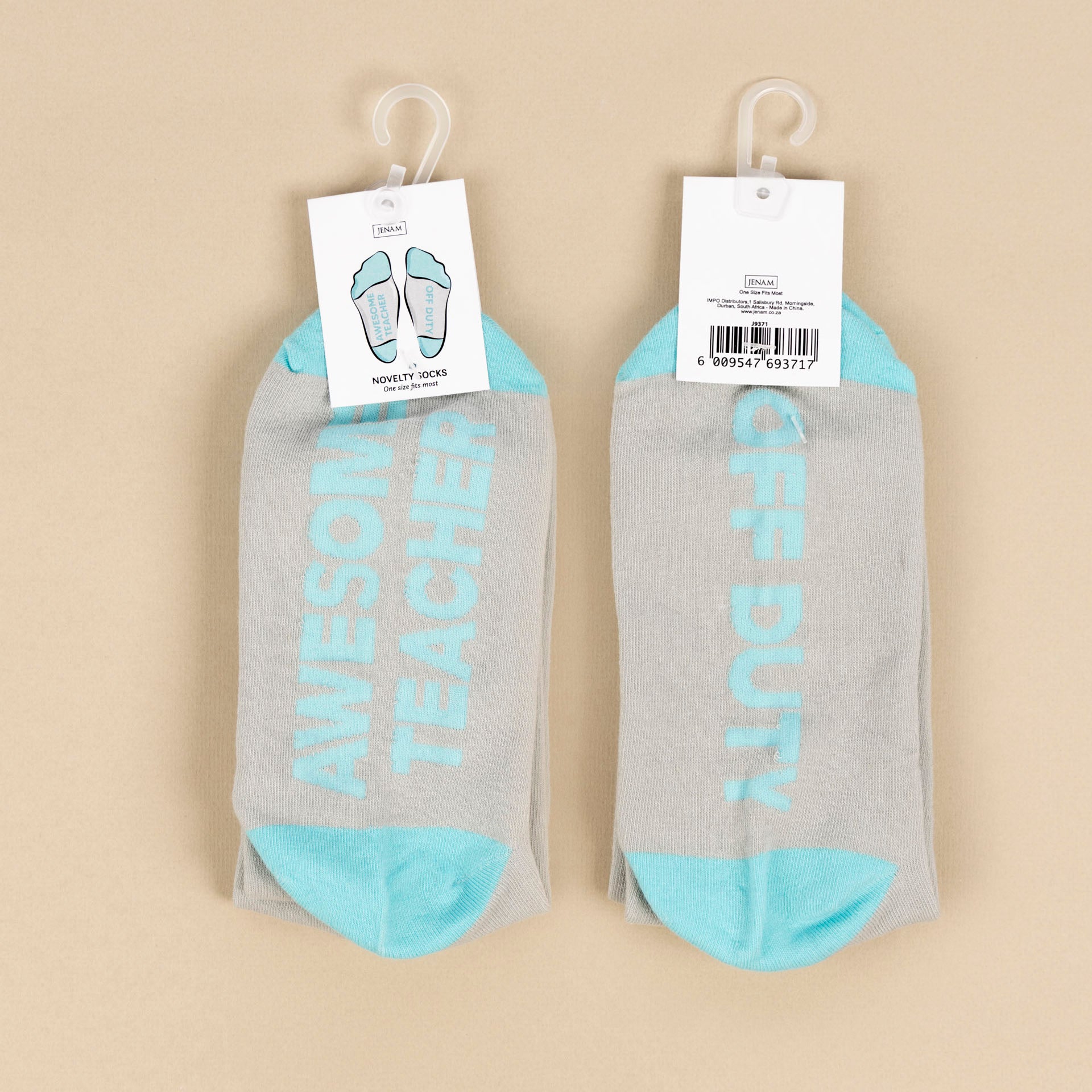 "Awesome Teacher Off Duty" Socks