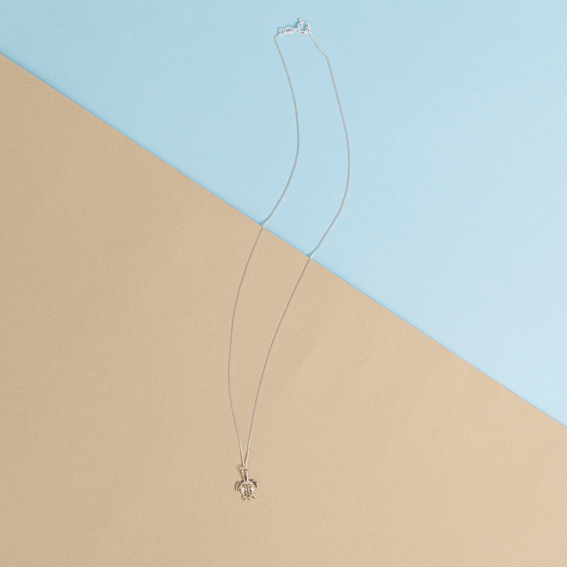 Sterling Silver Sea Turtle Necklace