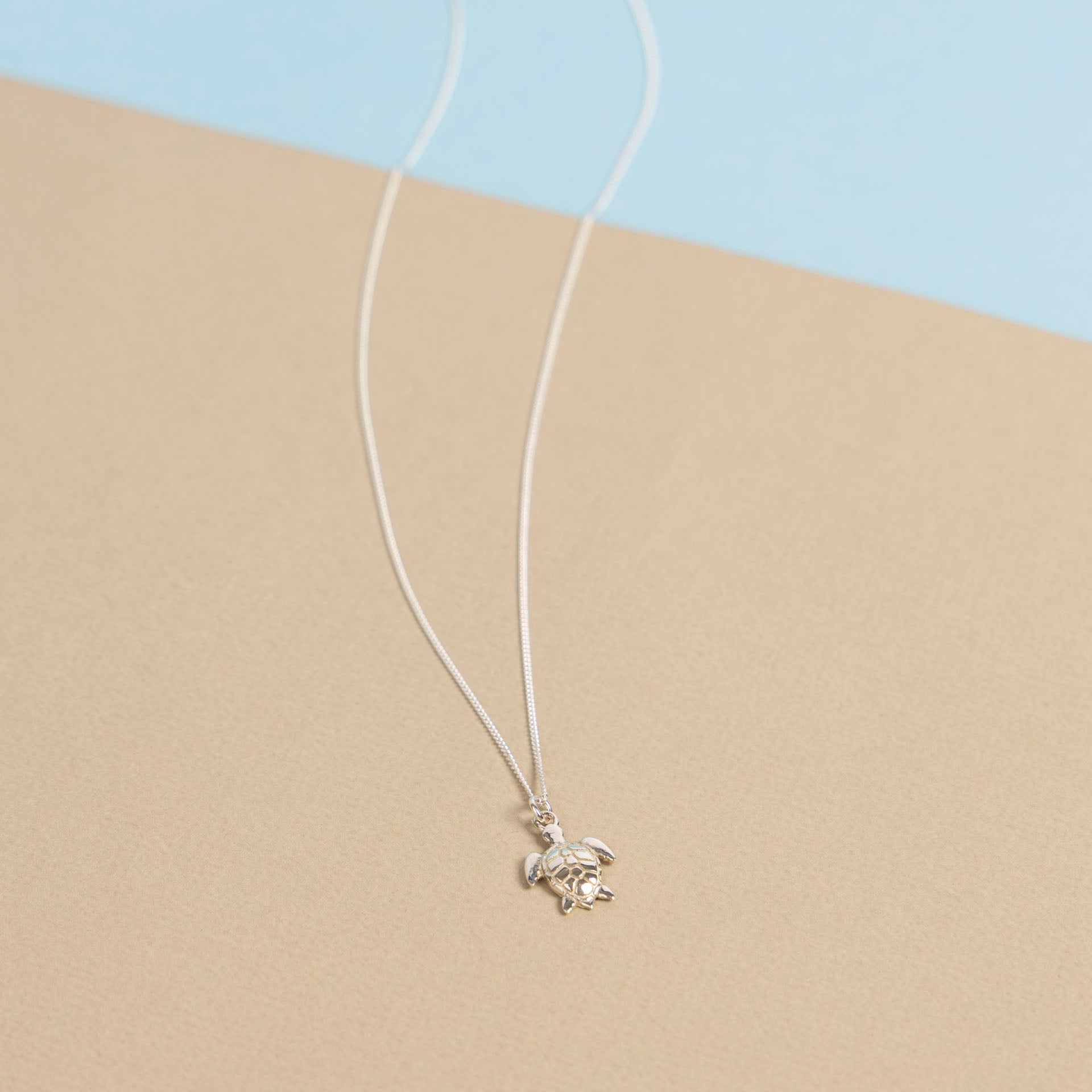 Sterling Silver Sea Turtle Necklace
