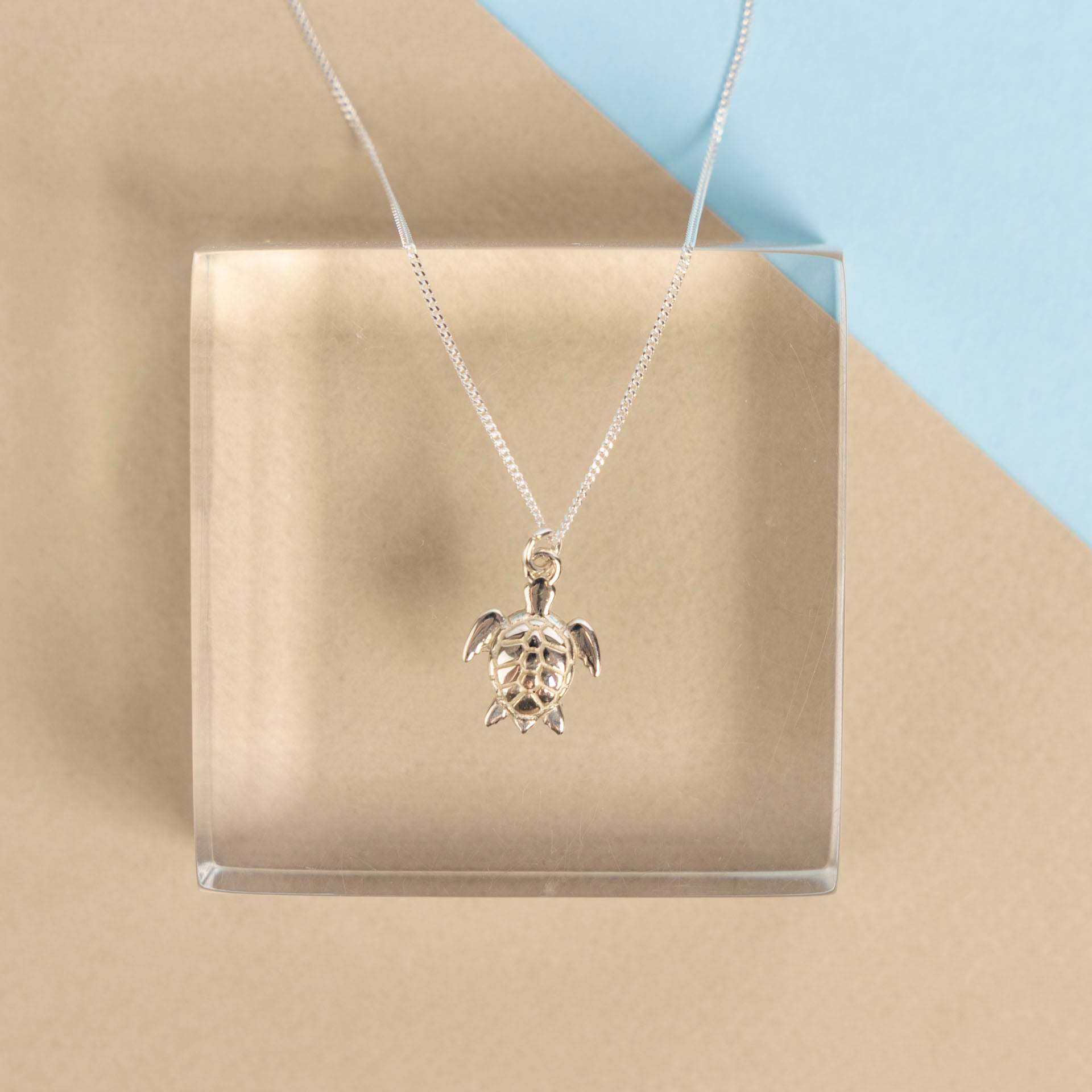 Sterling Silver Sea Turtle Necklace