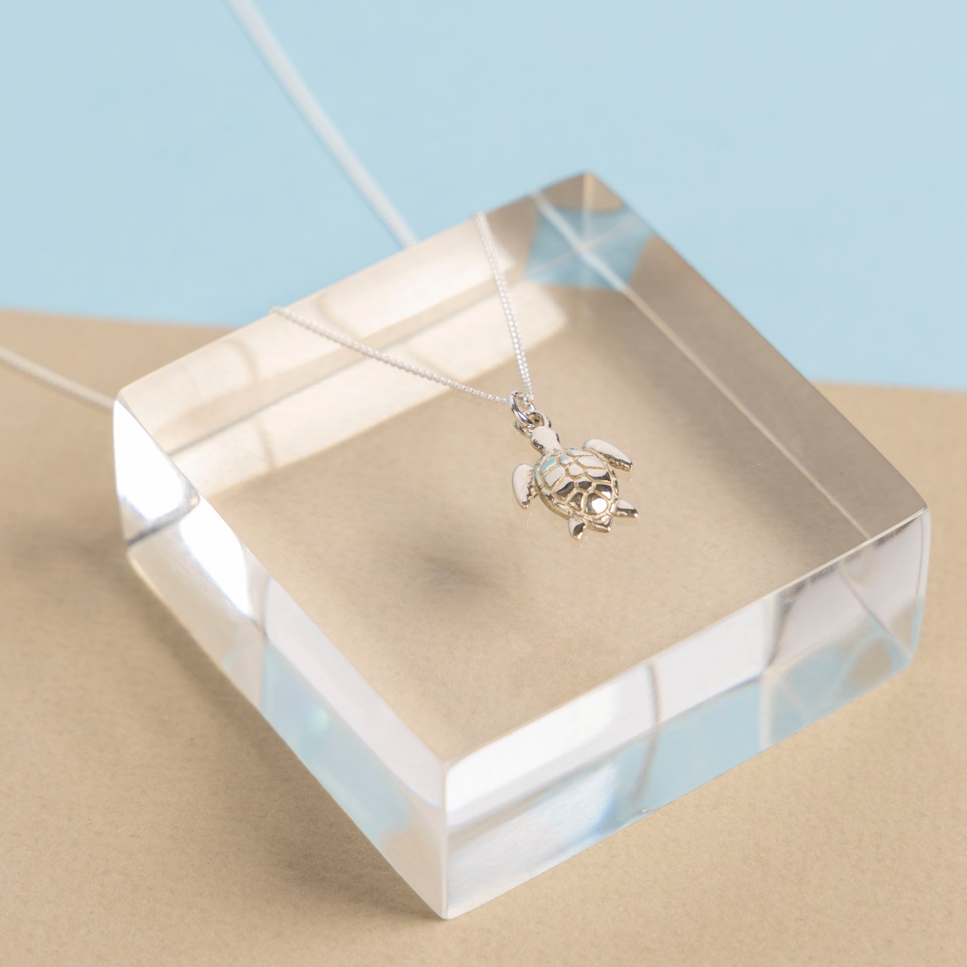 Sterling Silver Sea Turtle Necklace