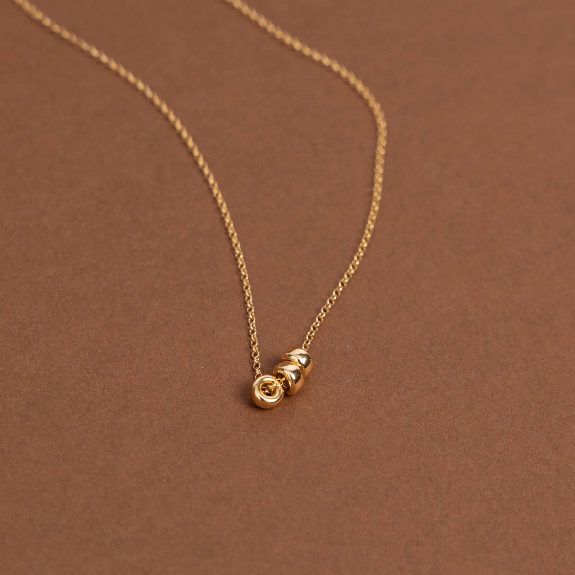 "Three Wishes" Gold-Dipped Necklace