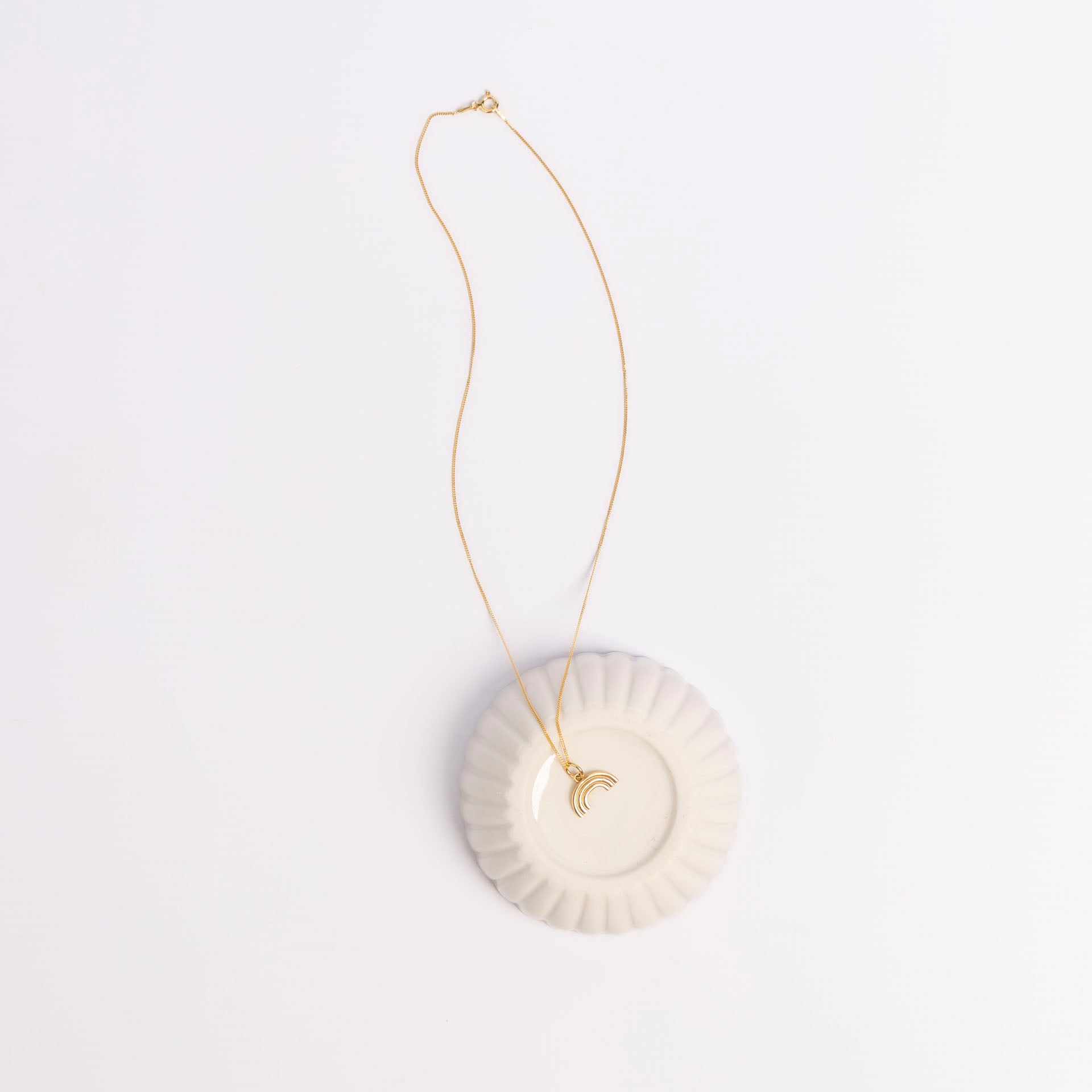 Rainbow Necklace (Gold-Dipped Sterling Silver)