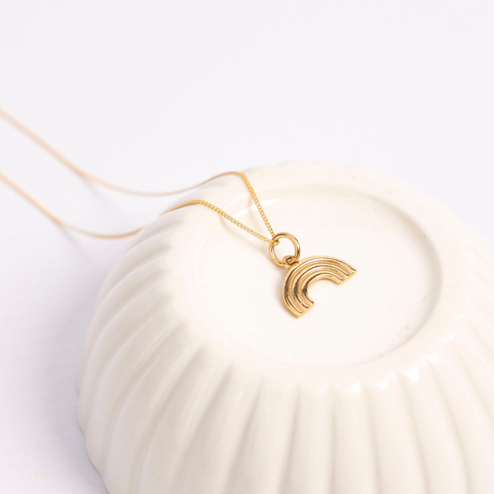 Rainbow Necklace (Gold-Dipped Sterling Silver)