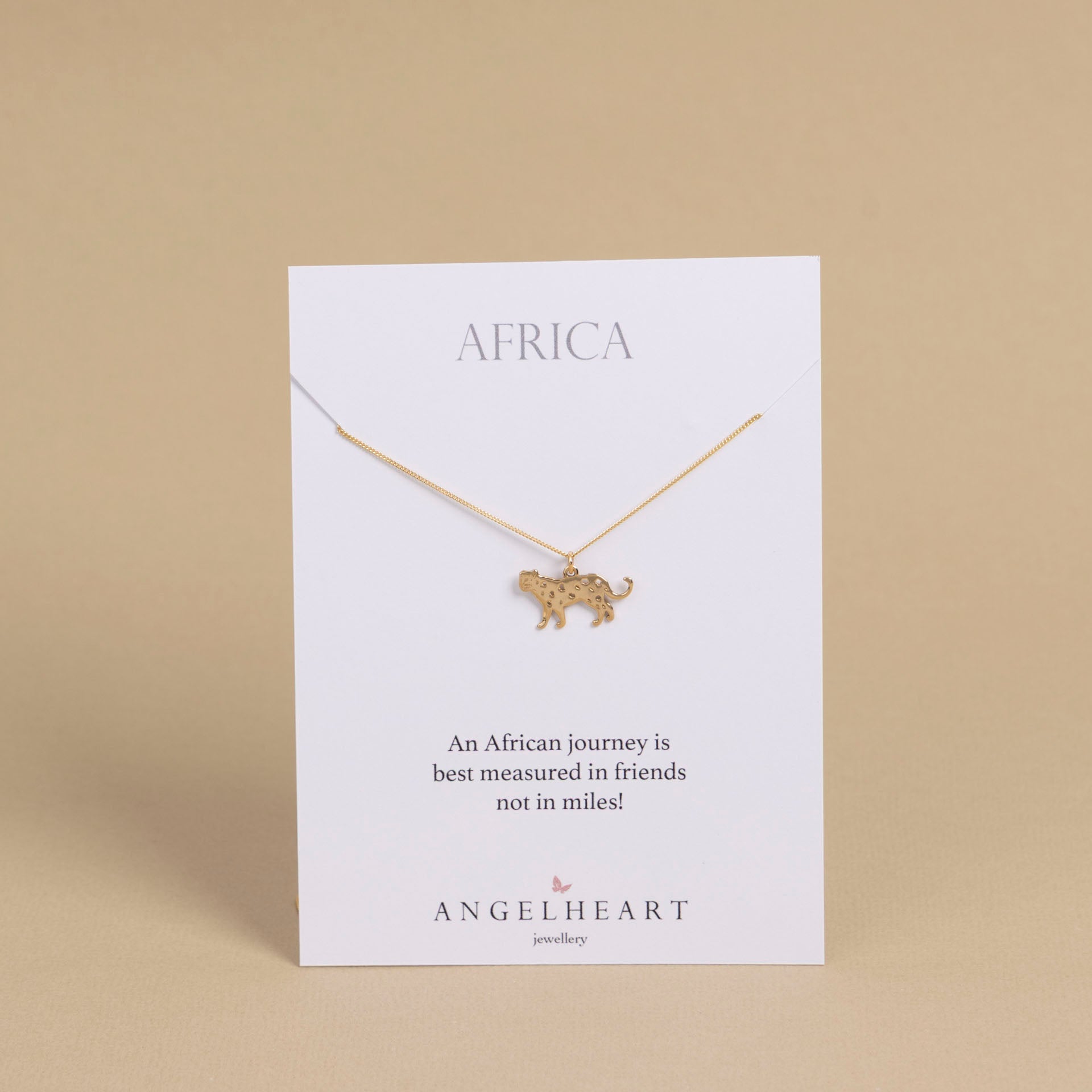 Leopard Necklace (Gold-Dipped Sterling Silver)