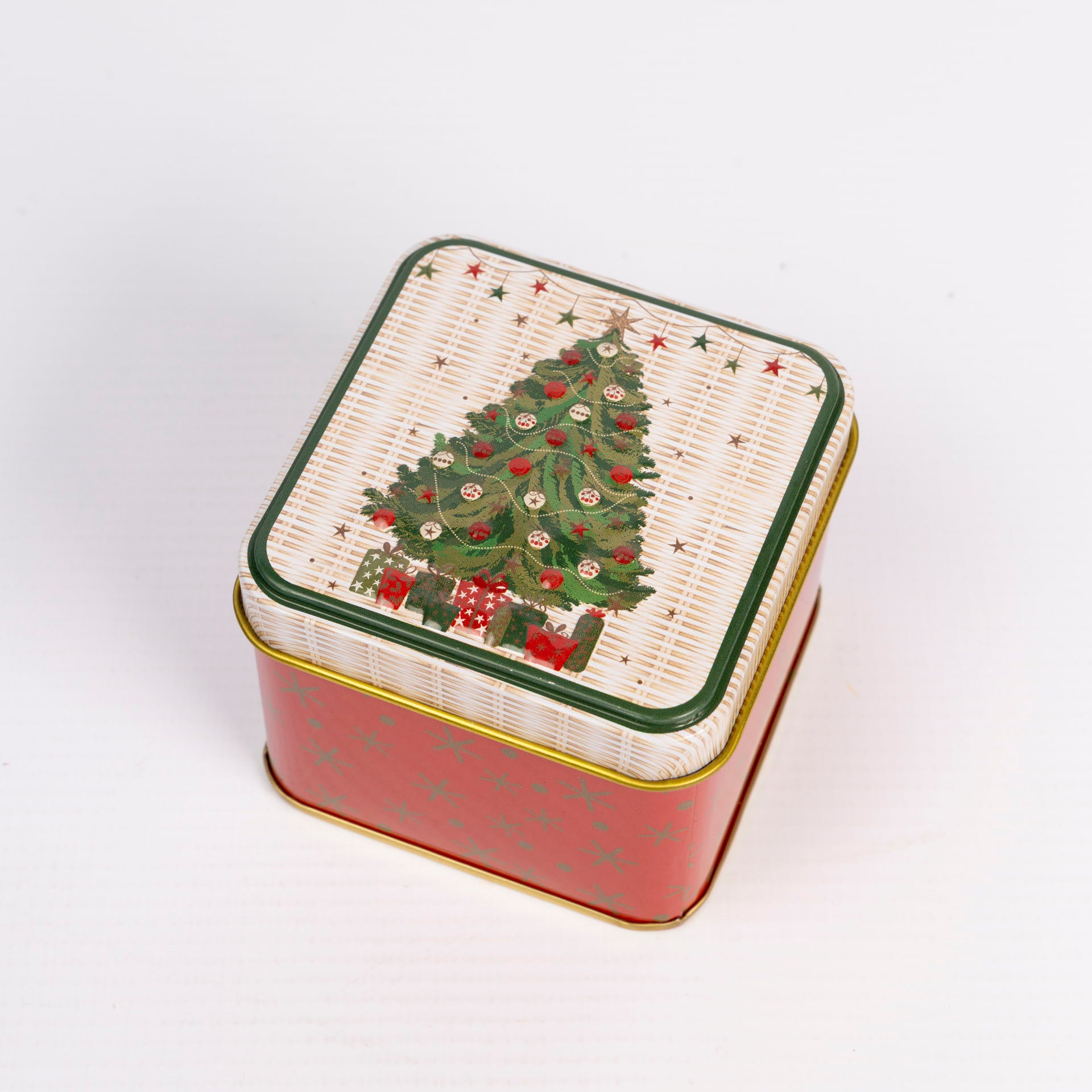 Square Christmas Gift Tins (assorted)