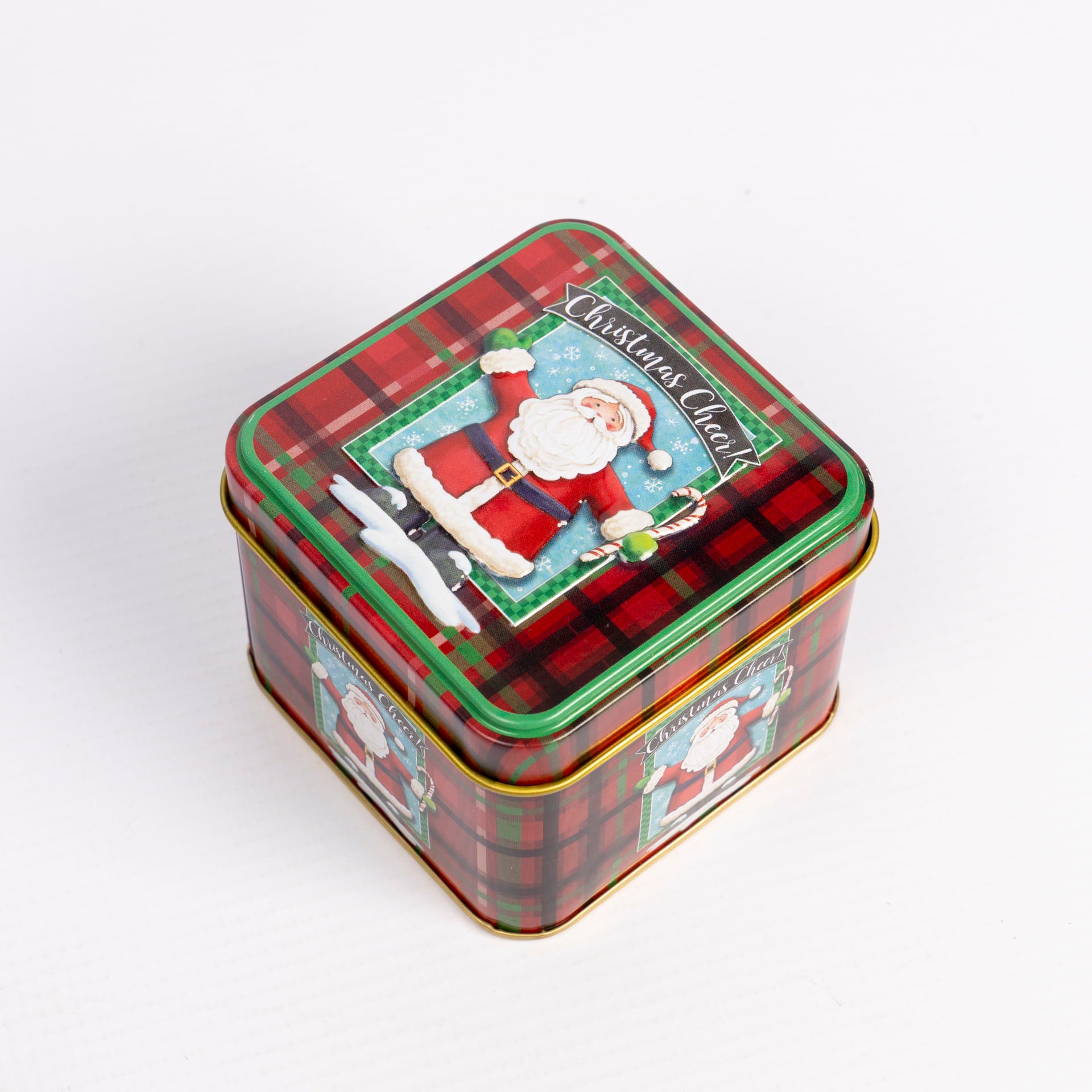 Square Christmas Gift Tins (assorted)