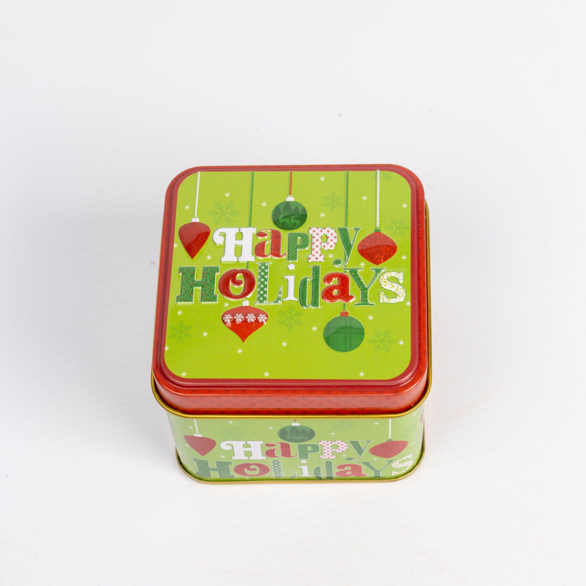 Square Christmas Gift Tins (assorted)