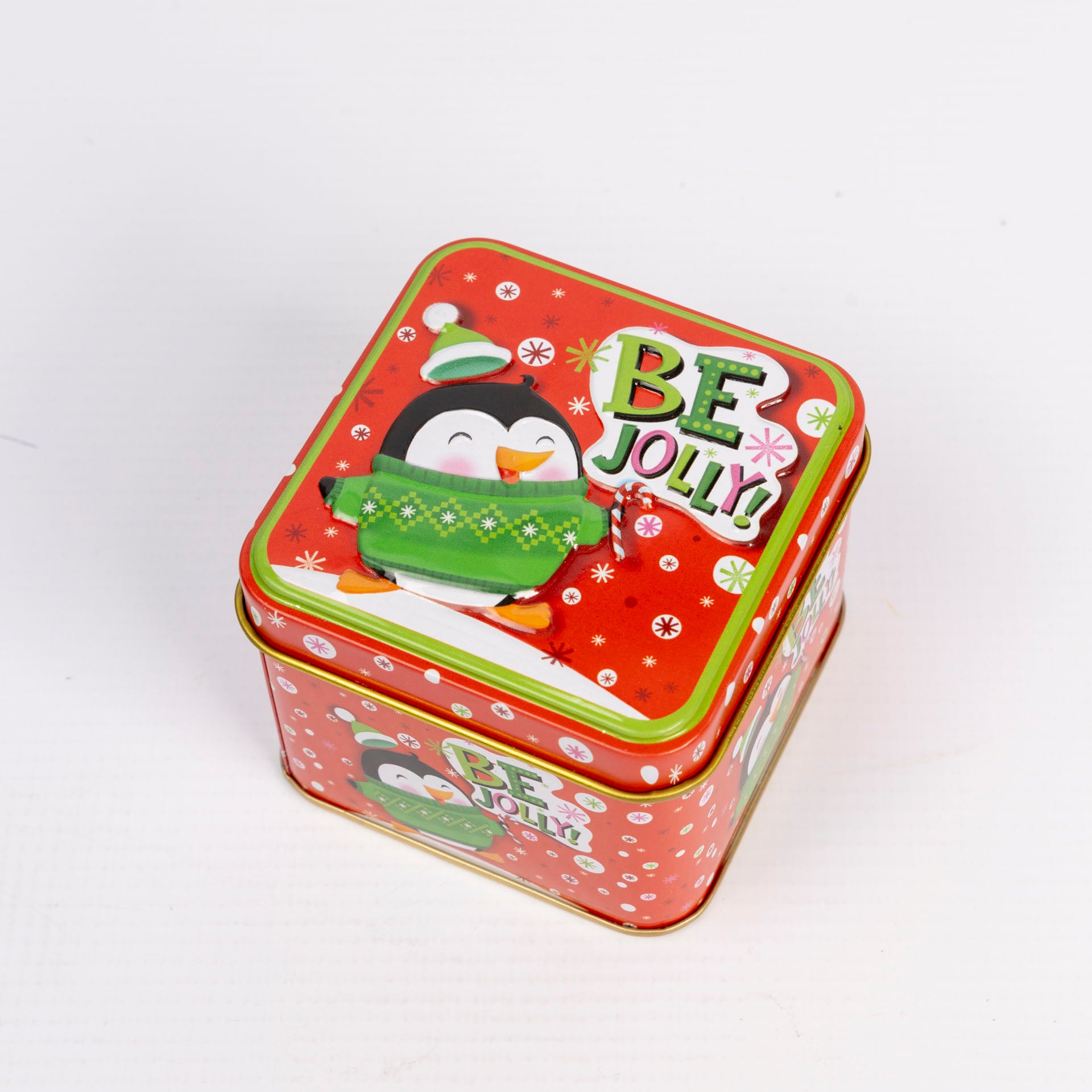 Square Christmas Gift Tins (assorted)