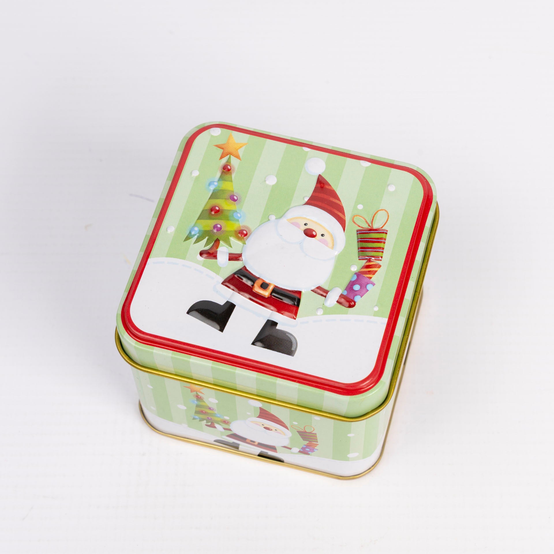Square Christmas Gift Tins (assorted)