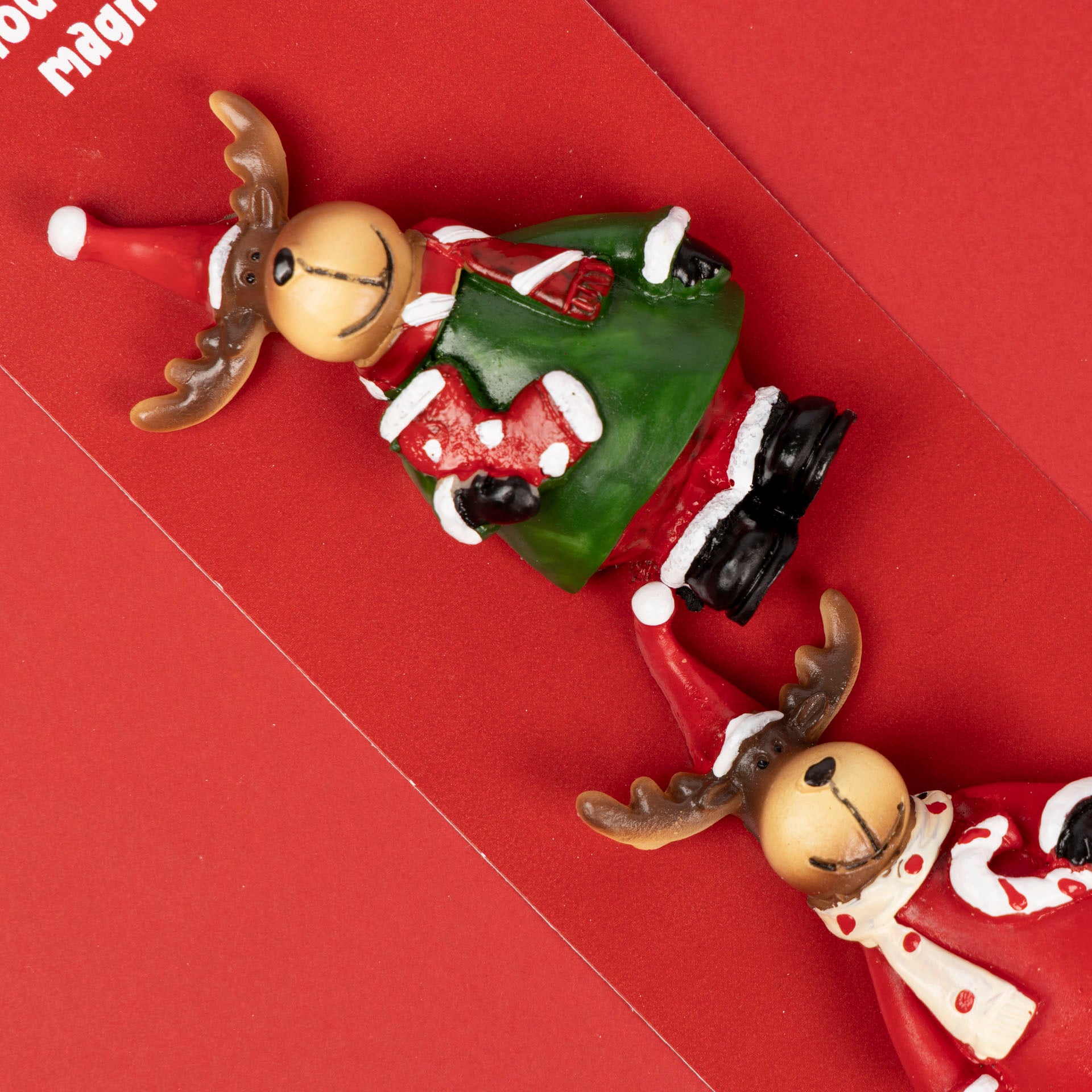 Festive Christmas Fridge Magnets (set of 2 β assorted styles)