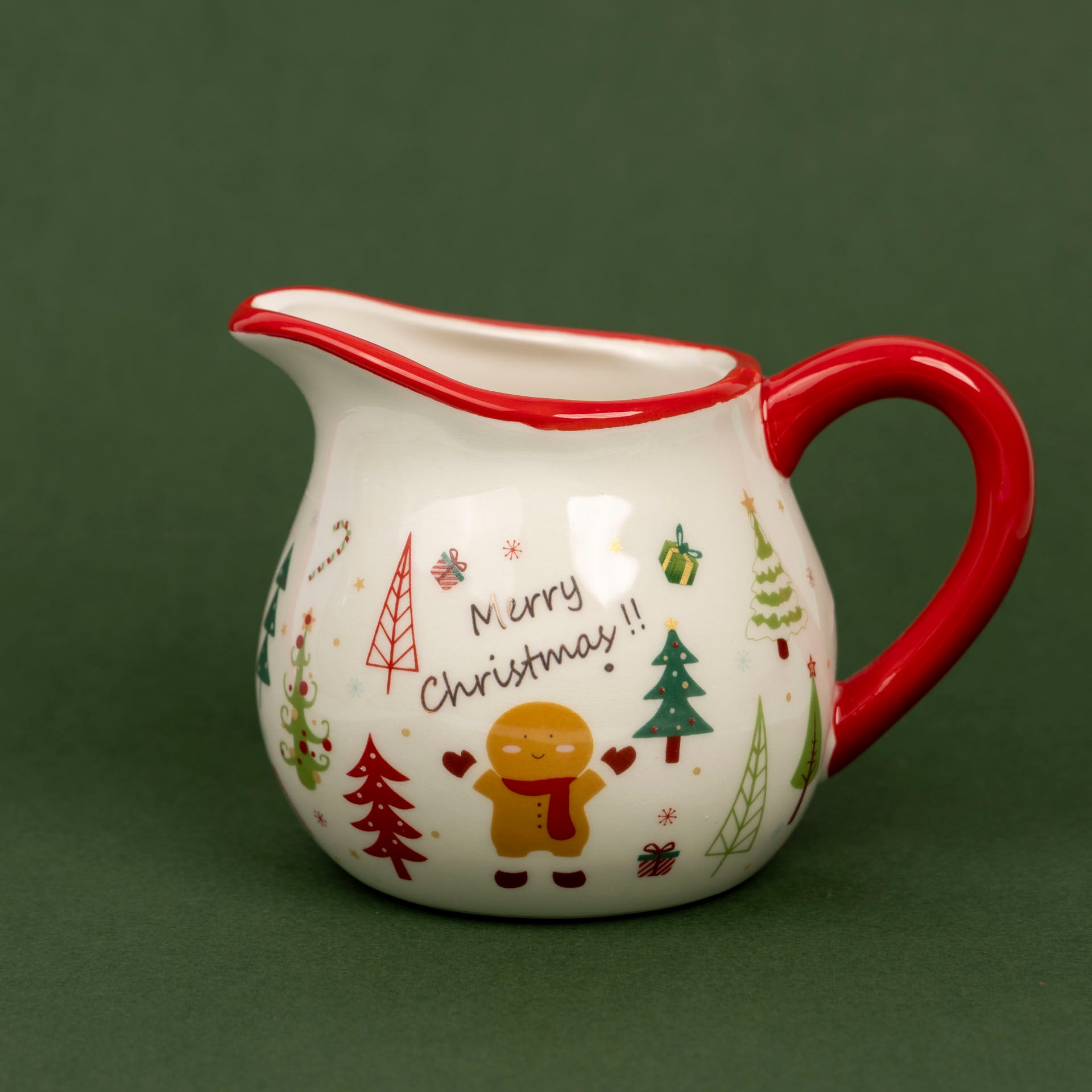 Festive Christmas Ceramic Jug