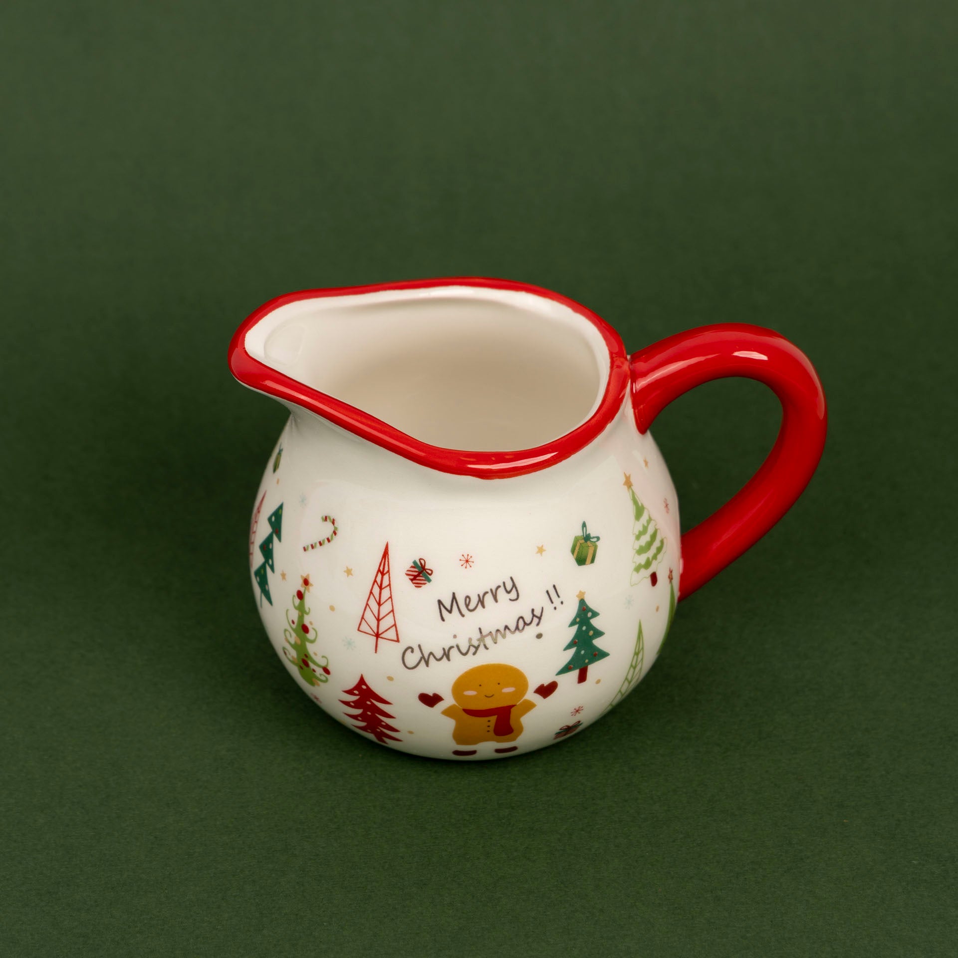 Festive Christmas Ceramic Jug