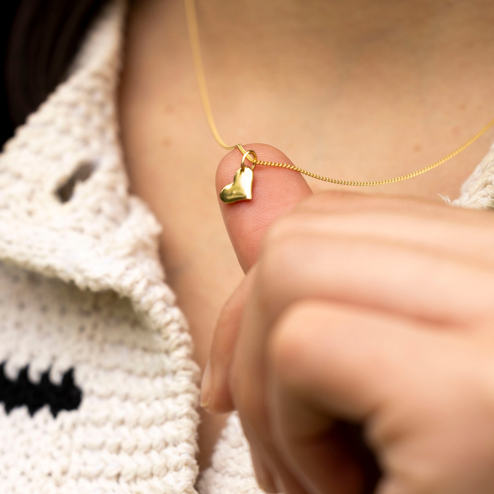 "For my Wife, Merry Christmas" Gold-Dipped Heart Pendant (necklace or bracelet)